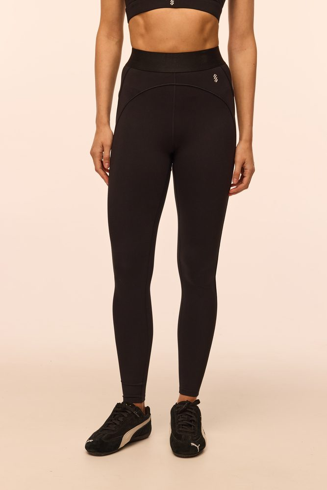 Легінси з декоративними швами Heart чорні