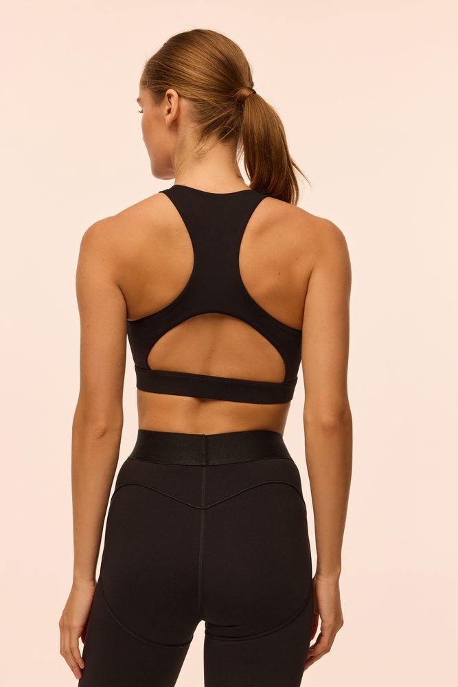 Легінси з декоративними швами Heart чорні