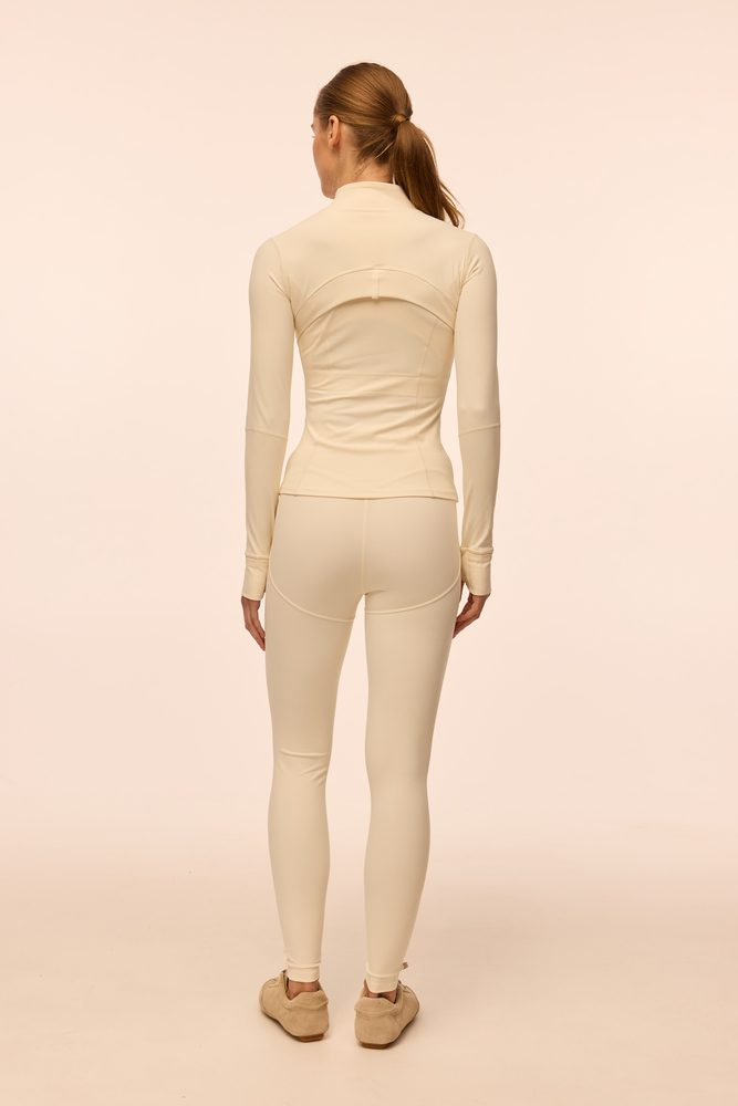 Зіп-лонг з пальчиком Ella молочний