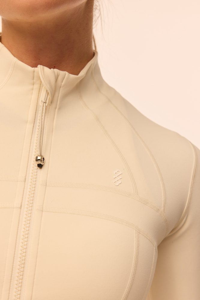 Зіп-лонг з пальчиком Ella молочний