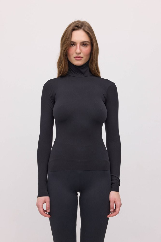 Гольф з високим горлом Grace чорний