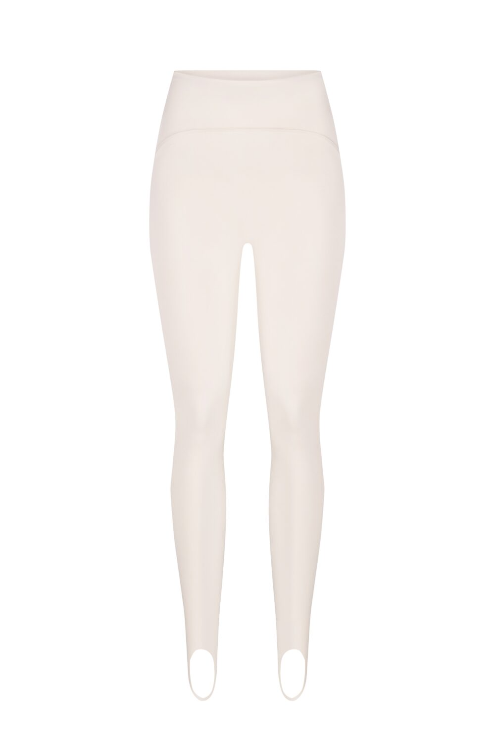 Утеплені легінси зі штрипками Naomi молочні