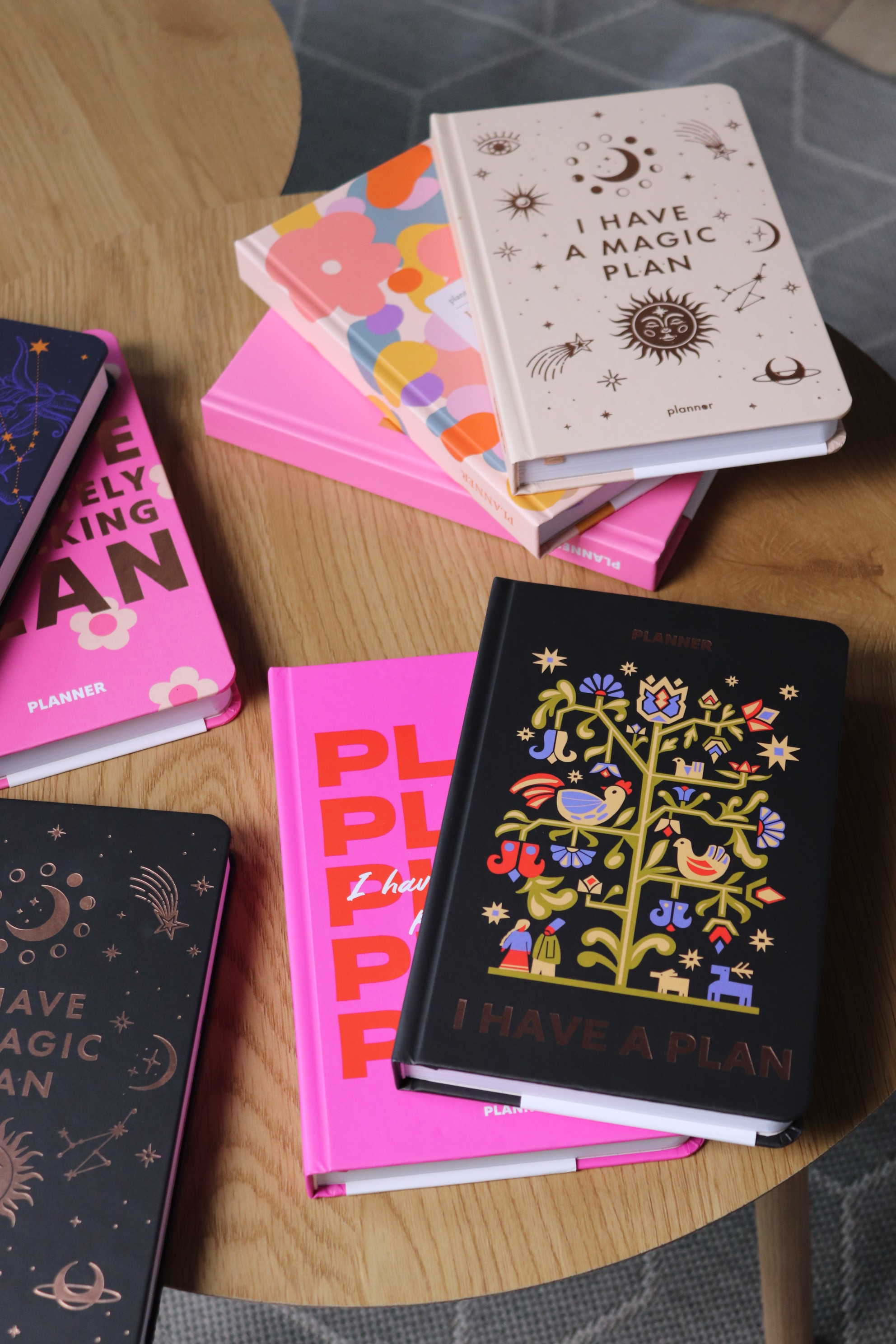 Блокнот для планування "I HAVE NO PLAN AT ALL mini" рожевий