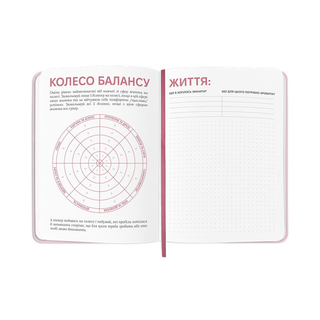 Планер-щоденник "Daily planner" рожевий