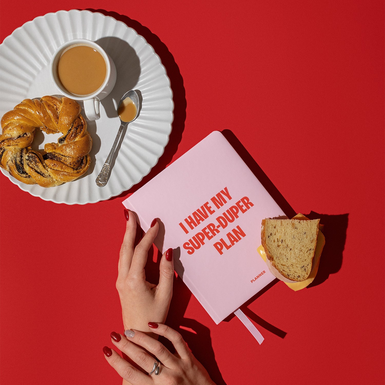 Блокнот для планування "I HAVE MY SUPER-DUPER PLAN" рожевий