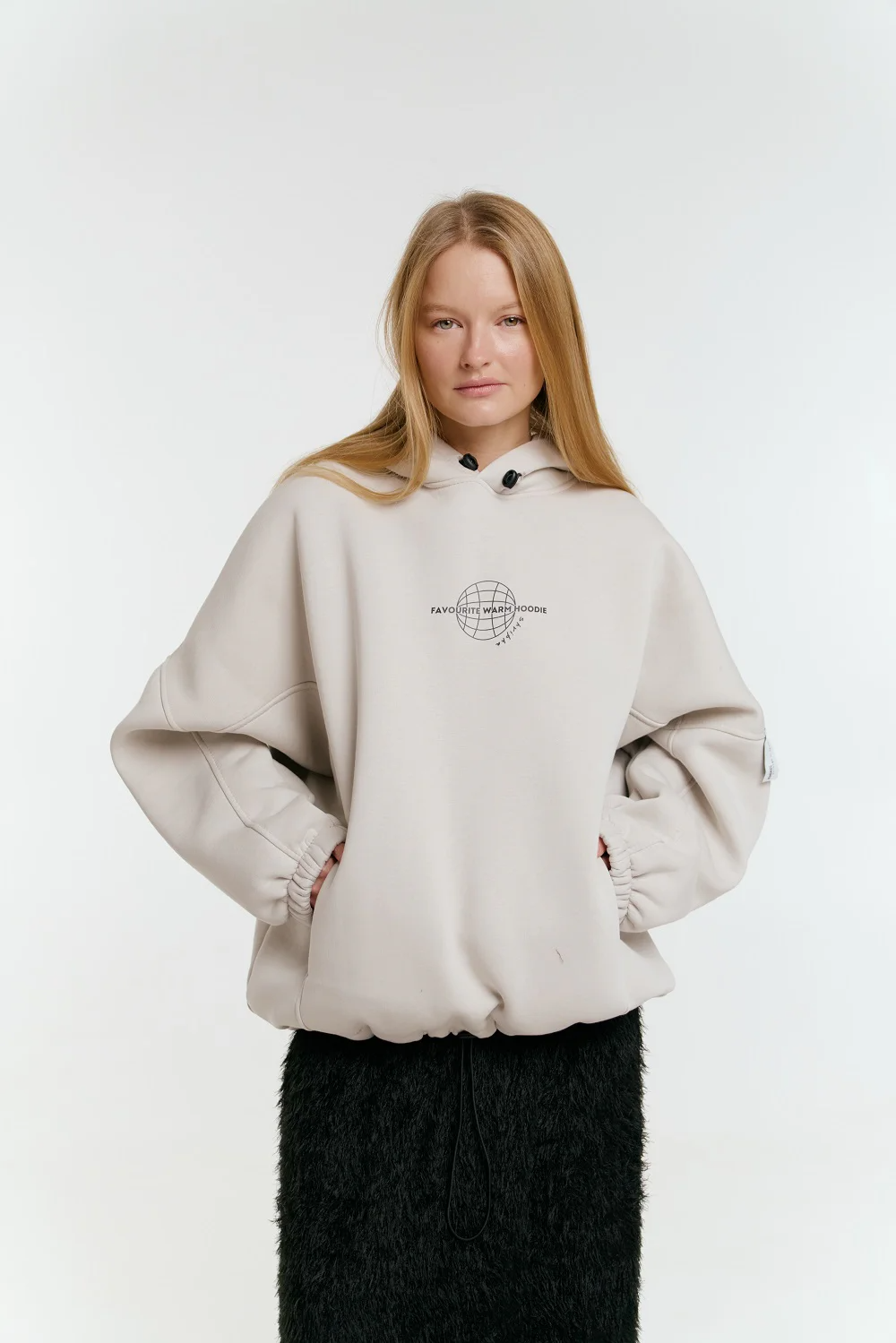 Худі Warm світло-сіре