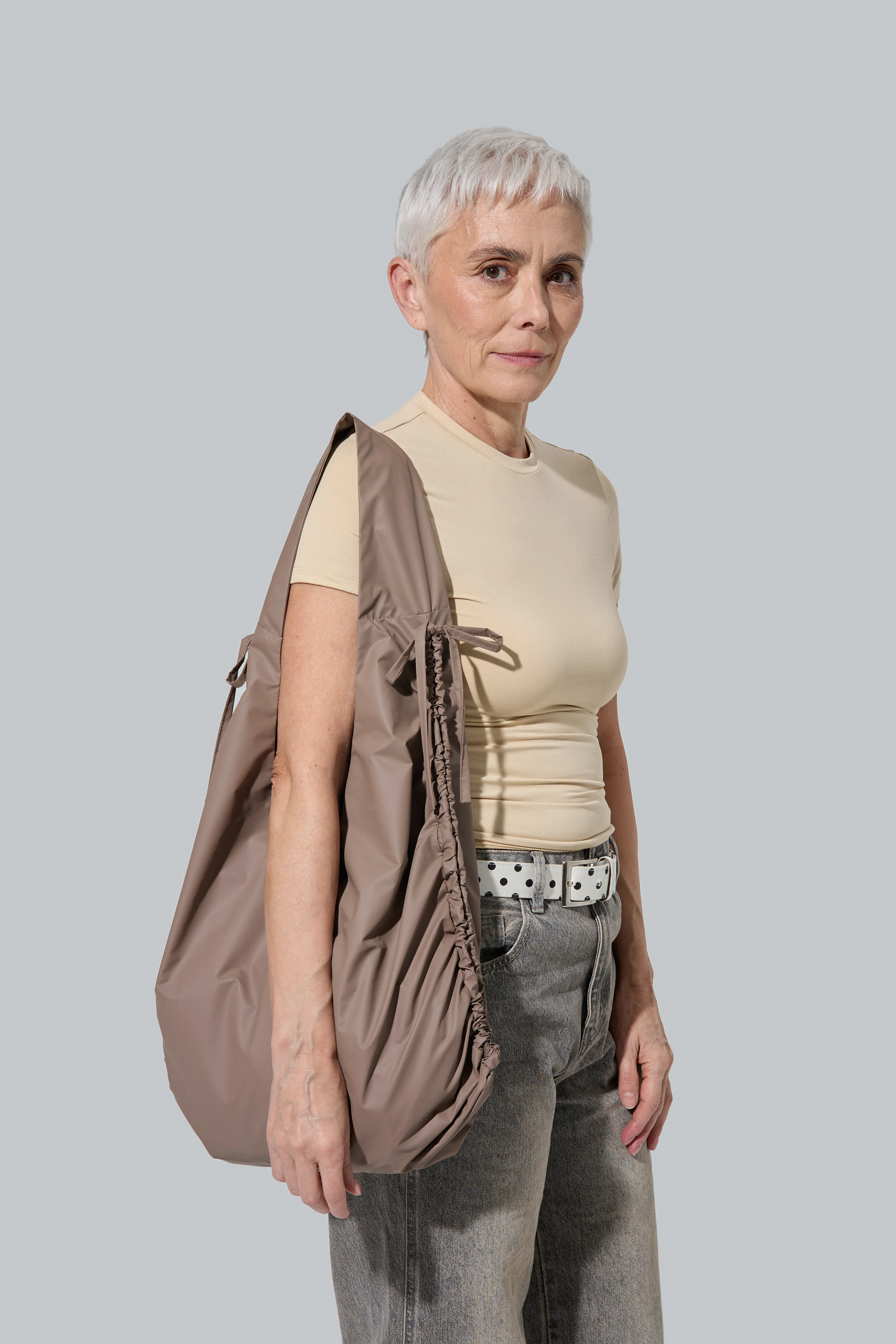 Сумка-шопер FOLD BAG - коричнева