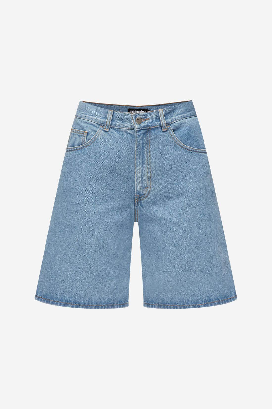 Жіночі джинсові шорти бермуди – сині