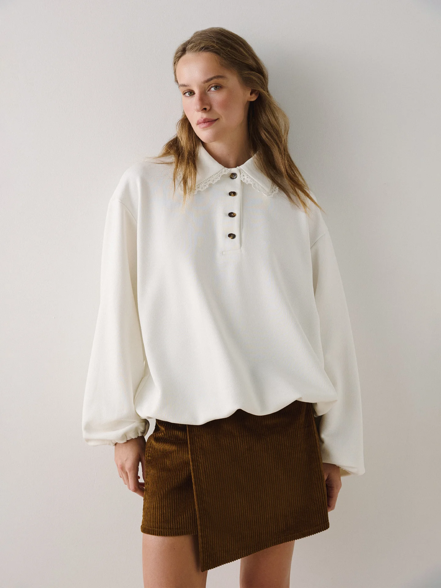 Вельветова спідниця Journey коричнева