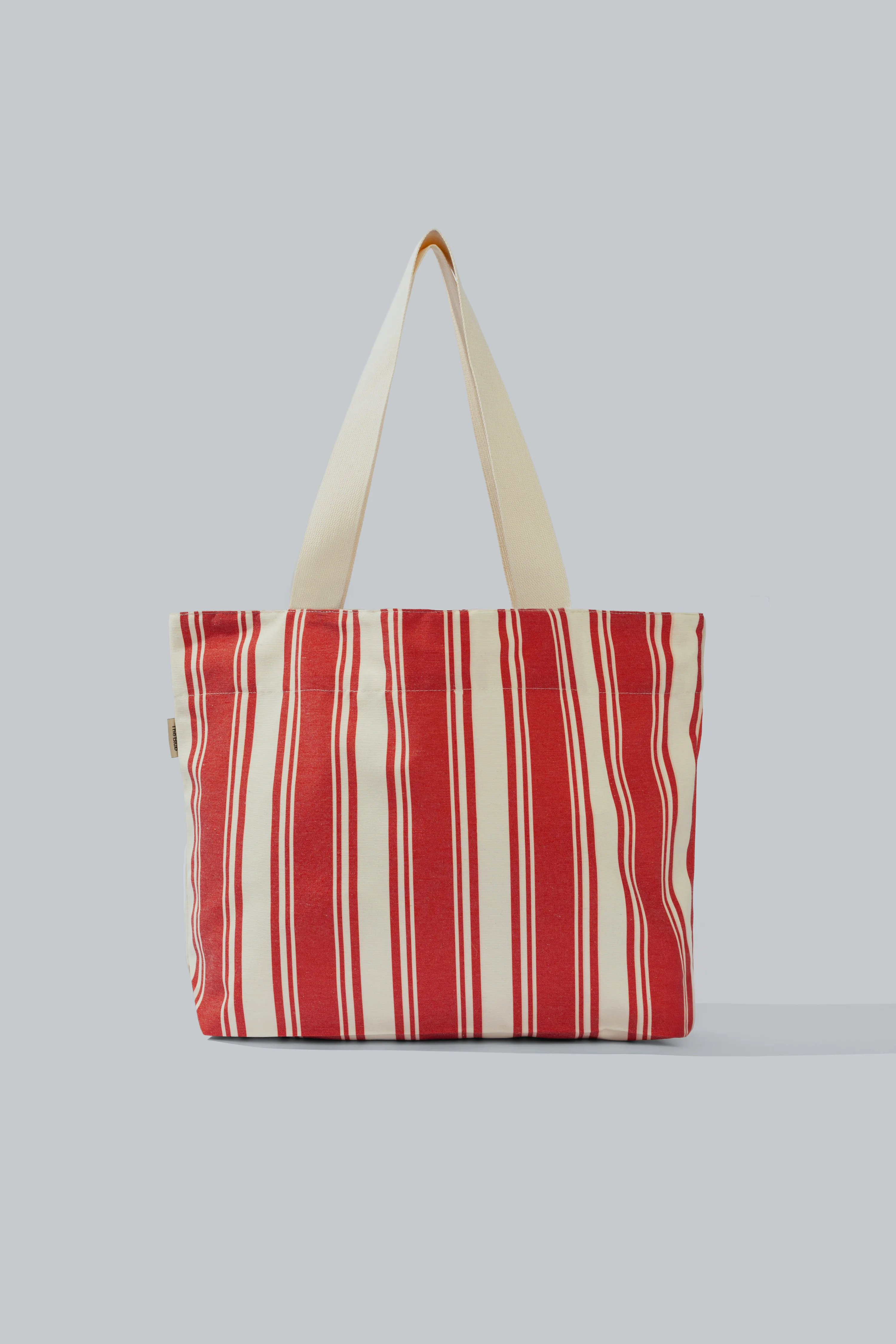 Сумка-шопер STRIPED BAG MINI червоний в полоску