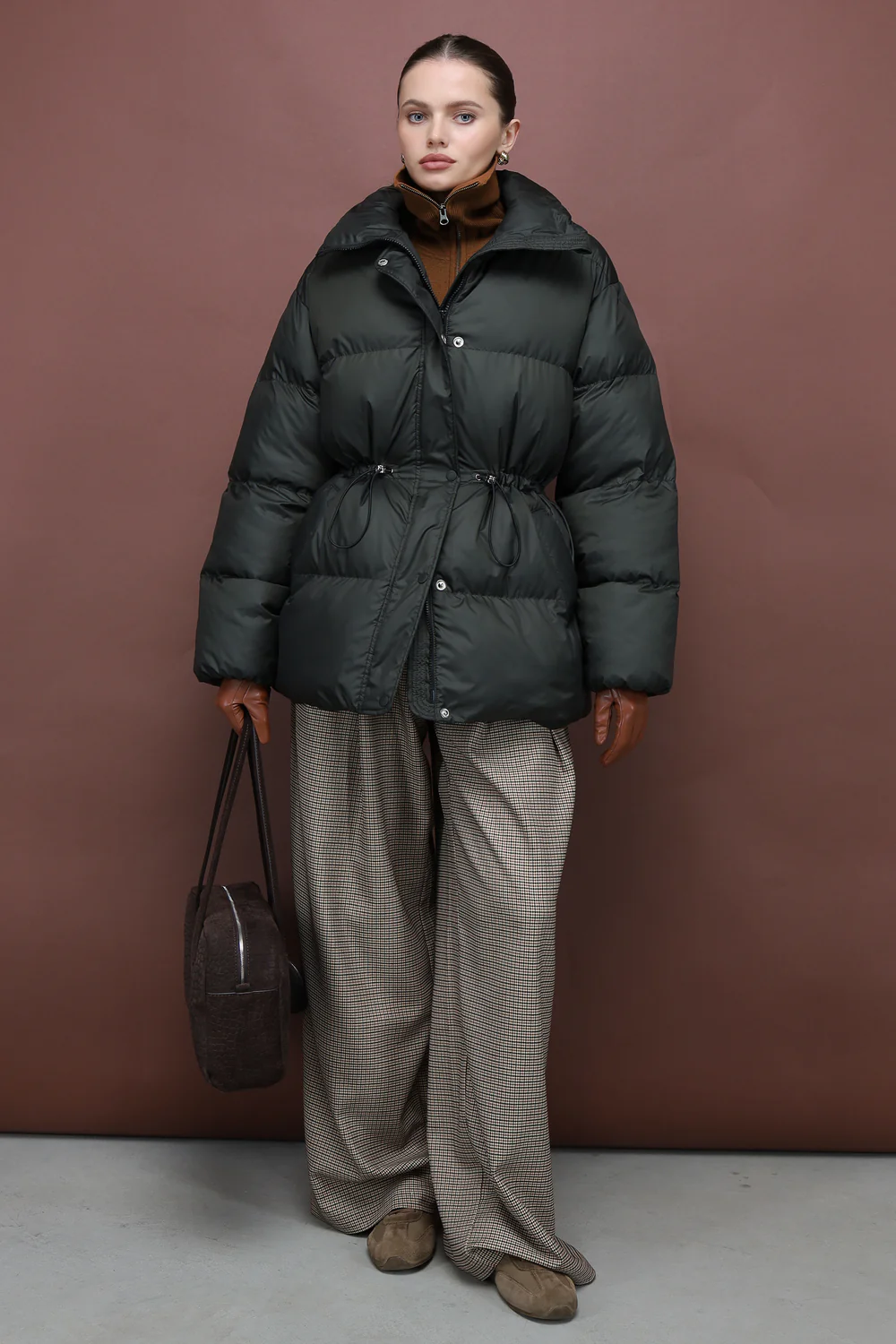 Пуховик ORESUND темно-зелений