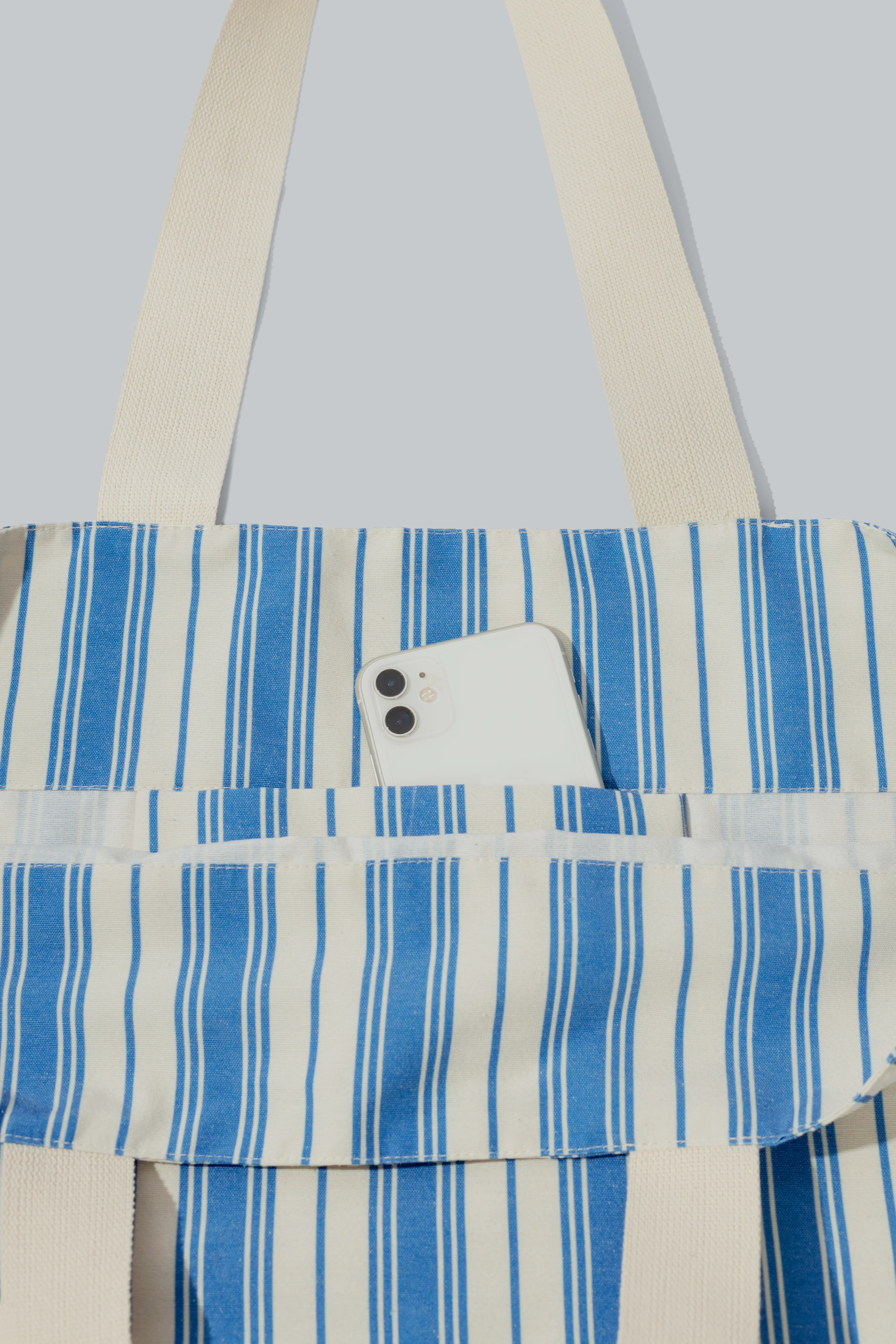 Сумка-шопер STRIPED BAG MINI блакитний в полоску