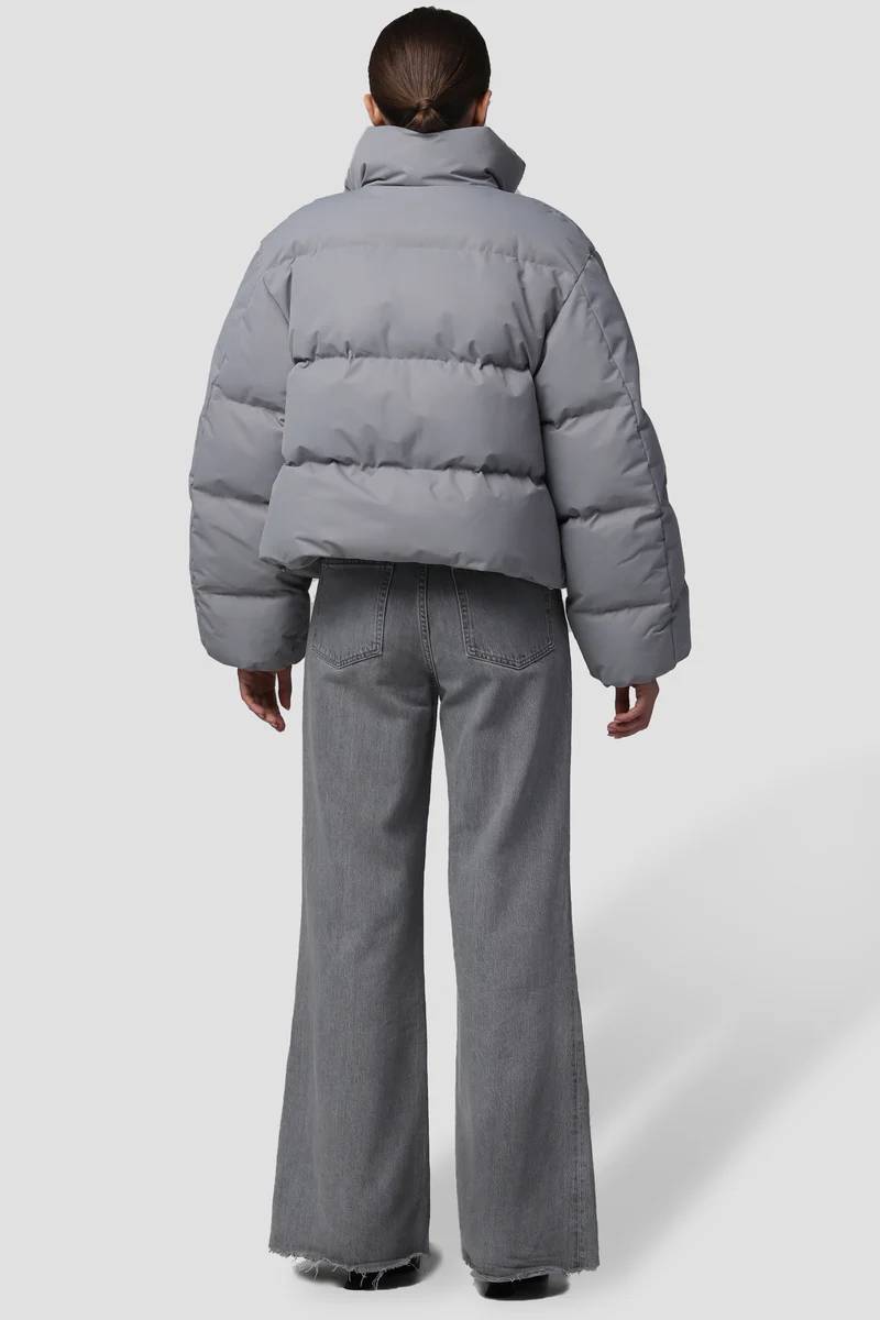 Пуховик короткий MORITZ сірий