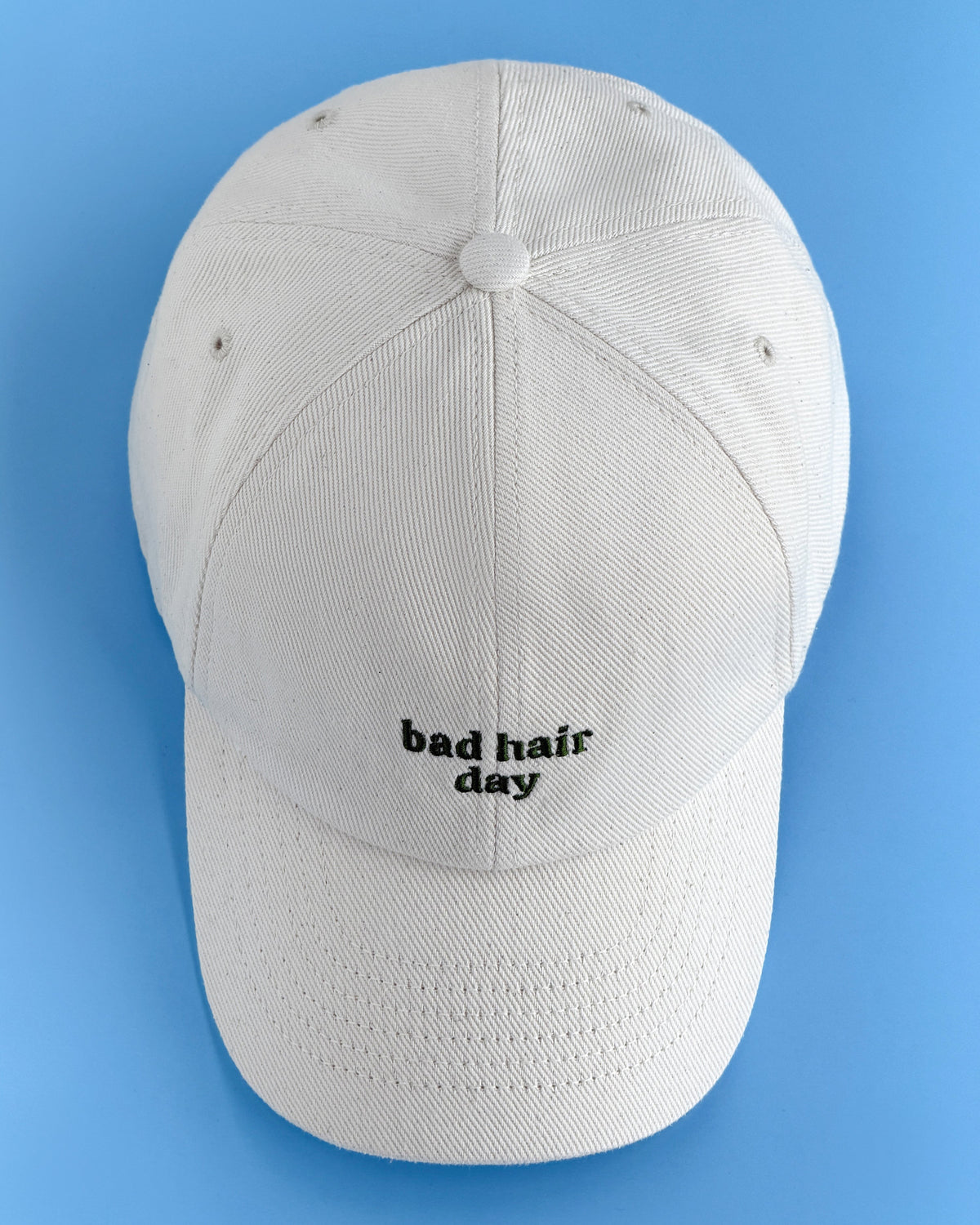 Кепка Bad Hair Day молочна