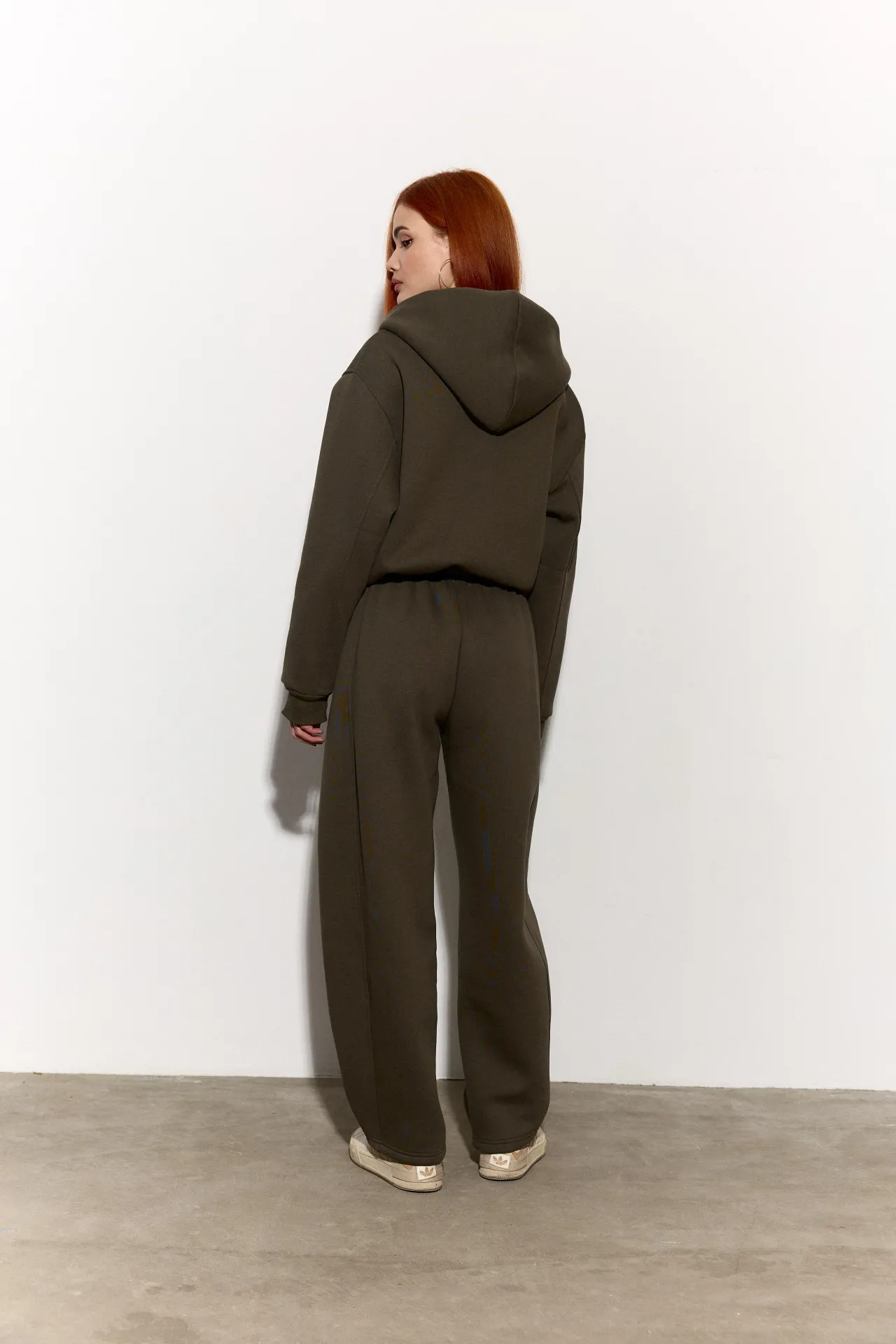 Зіп-худі з утепленням хакі