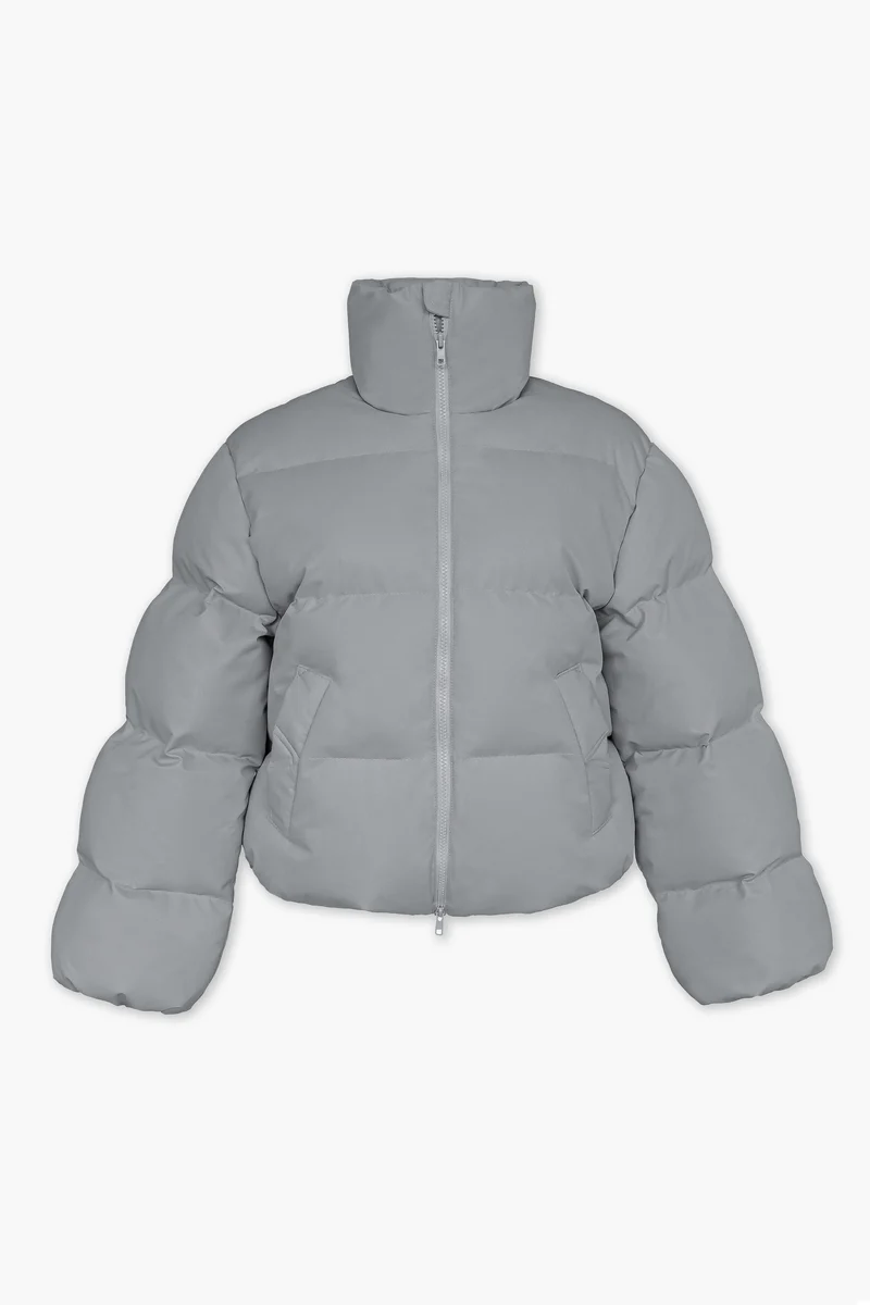 Пуховик короткий MORITZ сірий