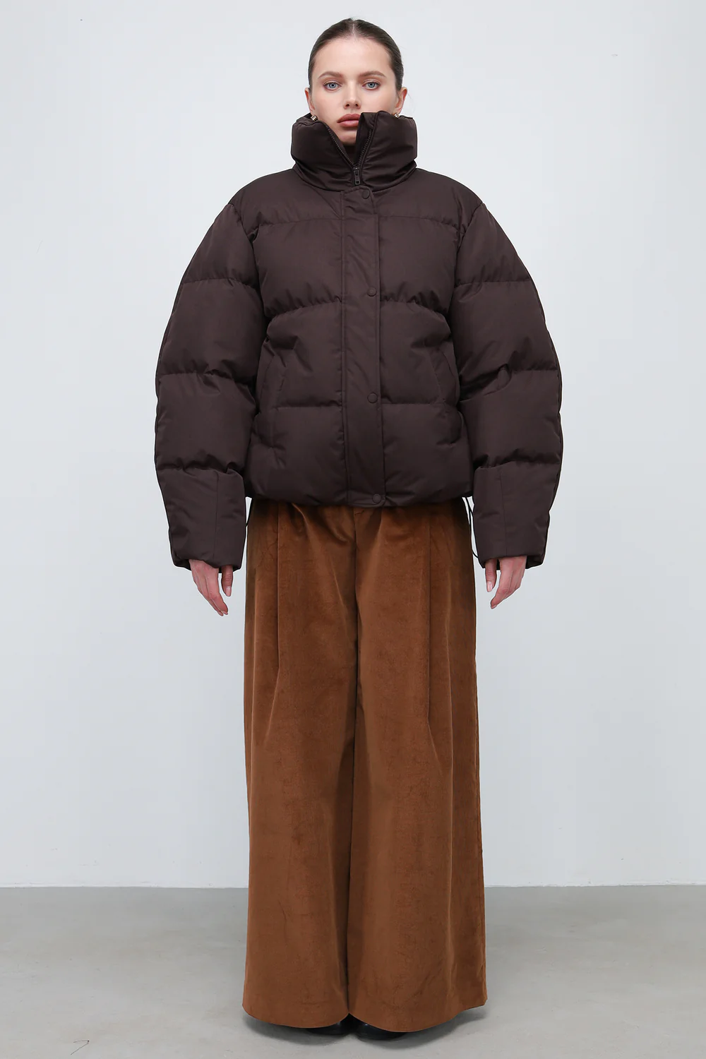 Пуховик VOSS шоколадний