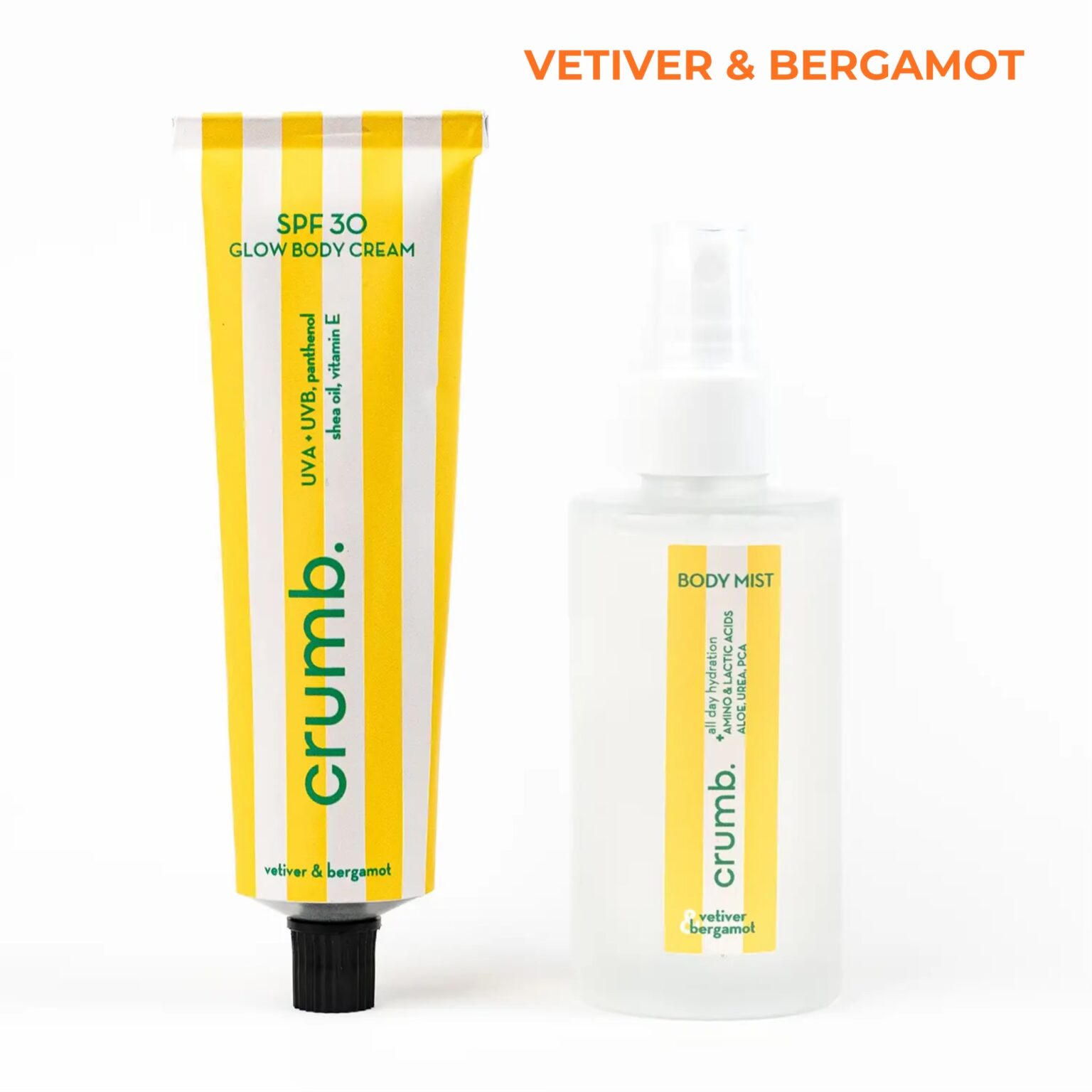 Сонцезахисний крем для тіла SPF 30 / Vetiver & Bergamot