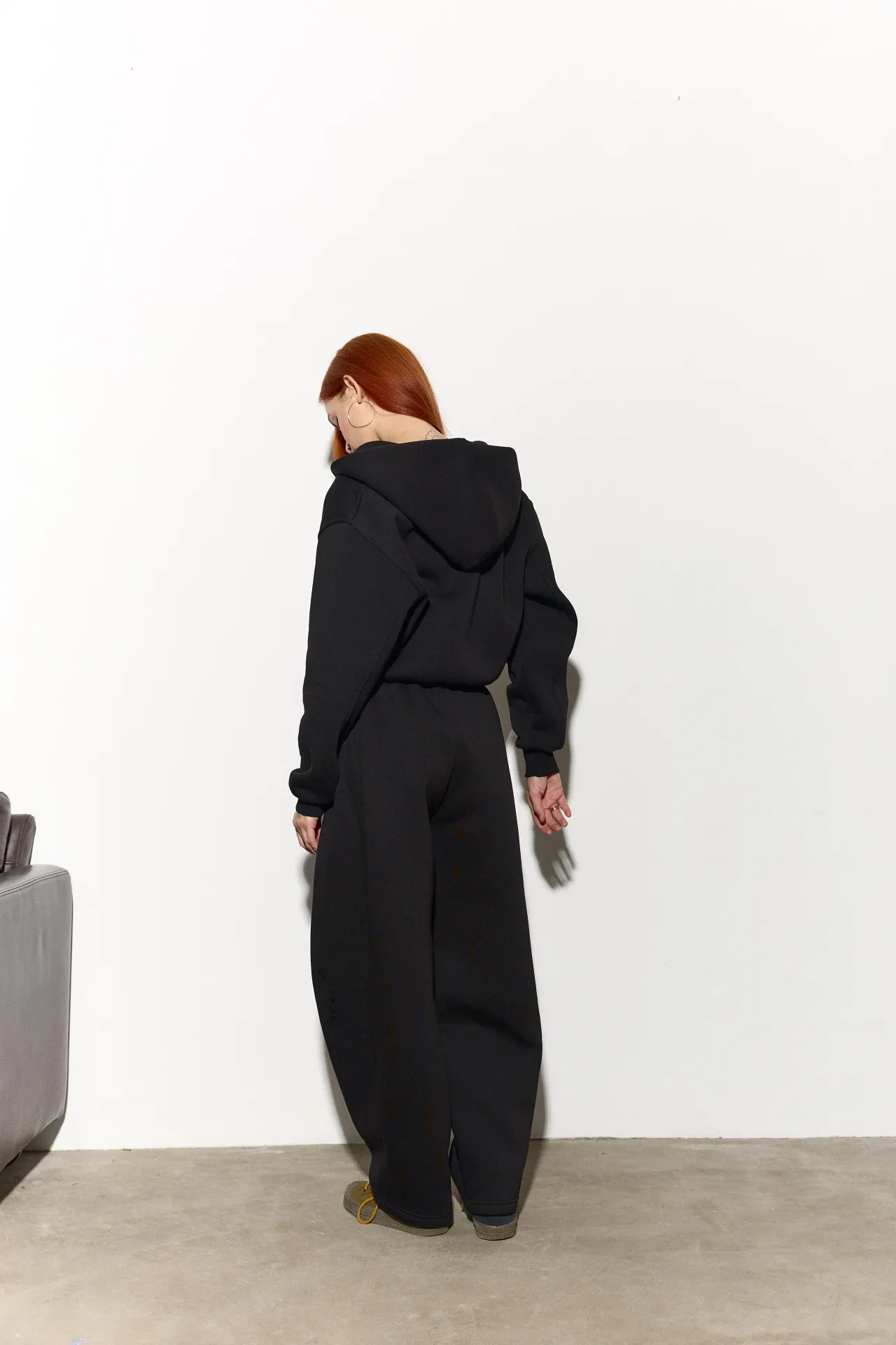 Зіп-худі з утепленням чорний