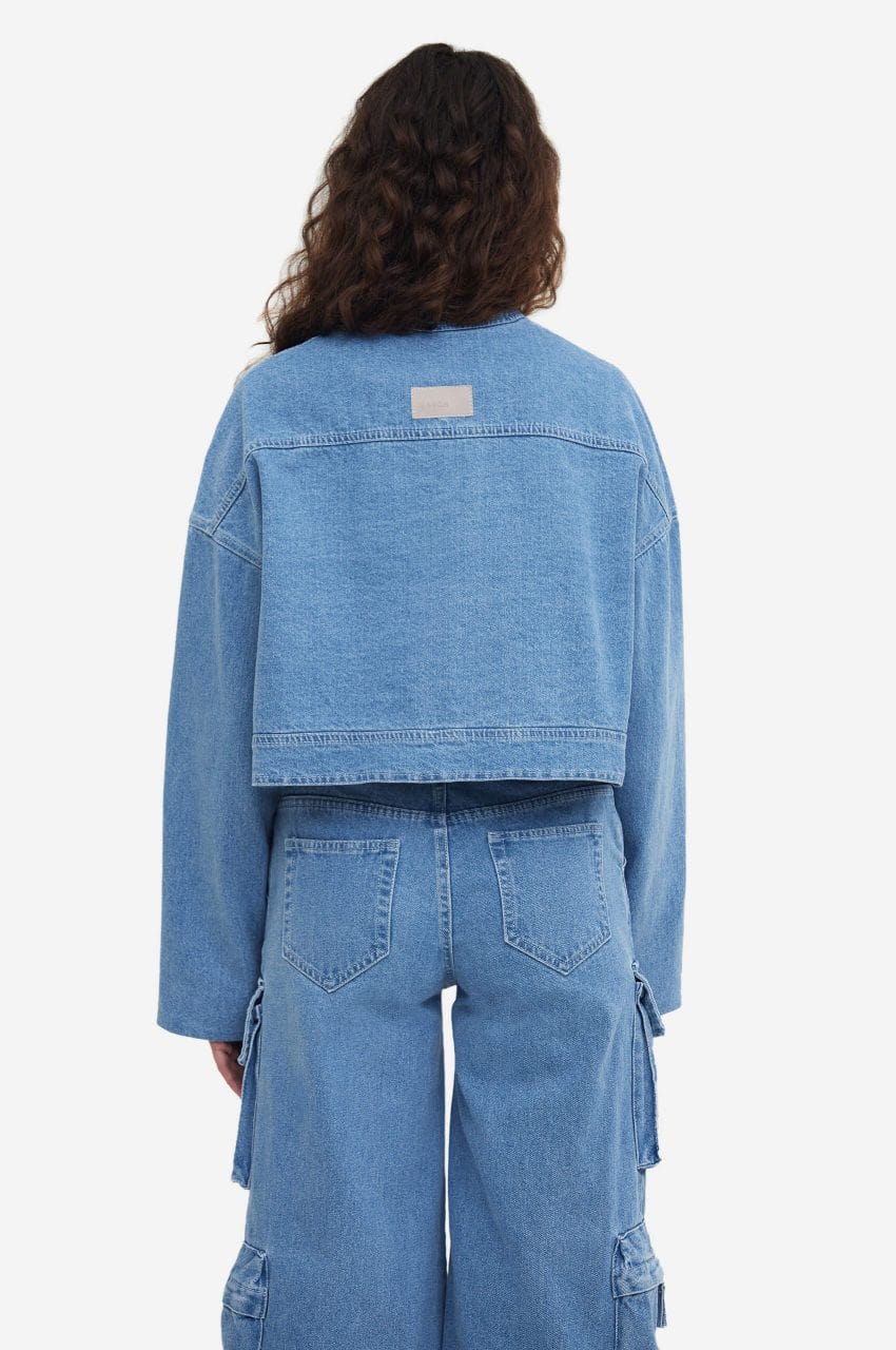 Badass Denim Bomber блакитний