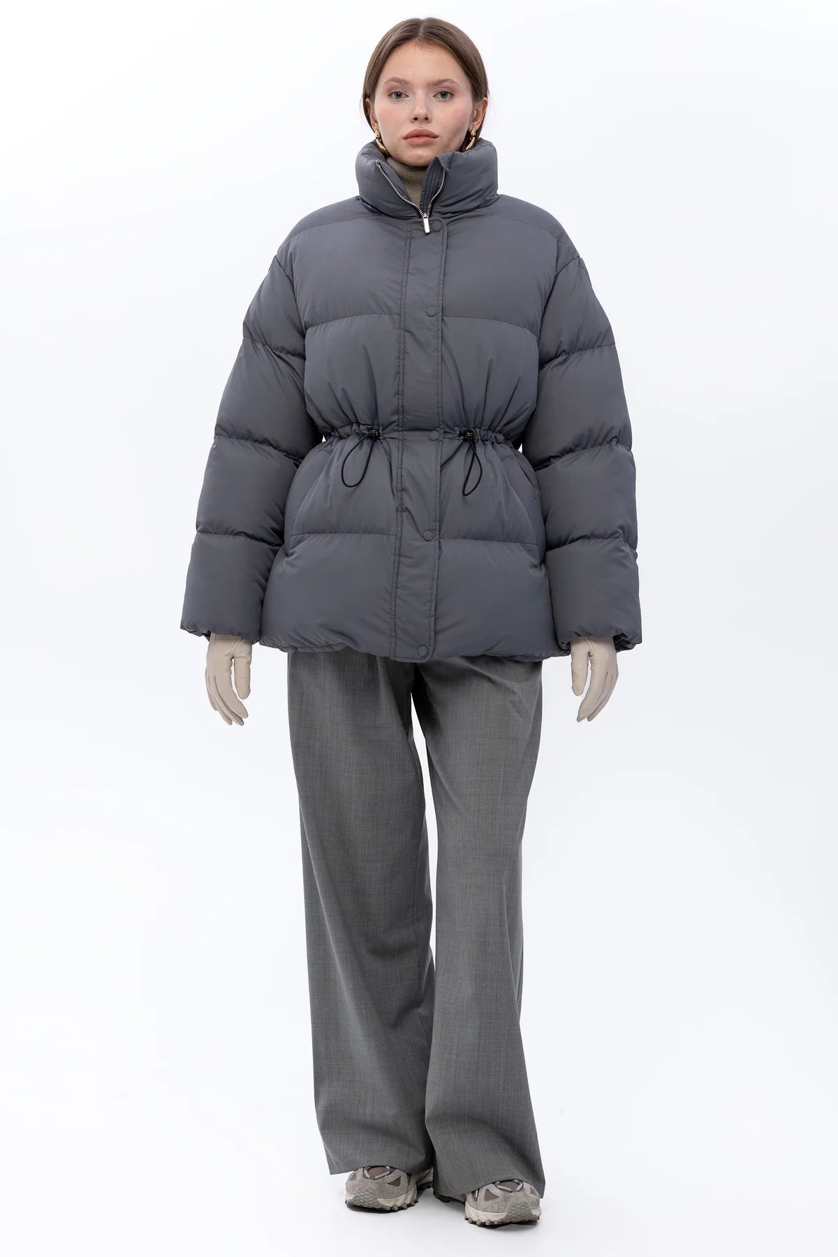 Пуховик ORESUND сірий