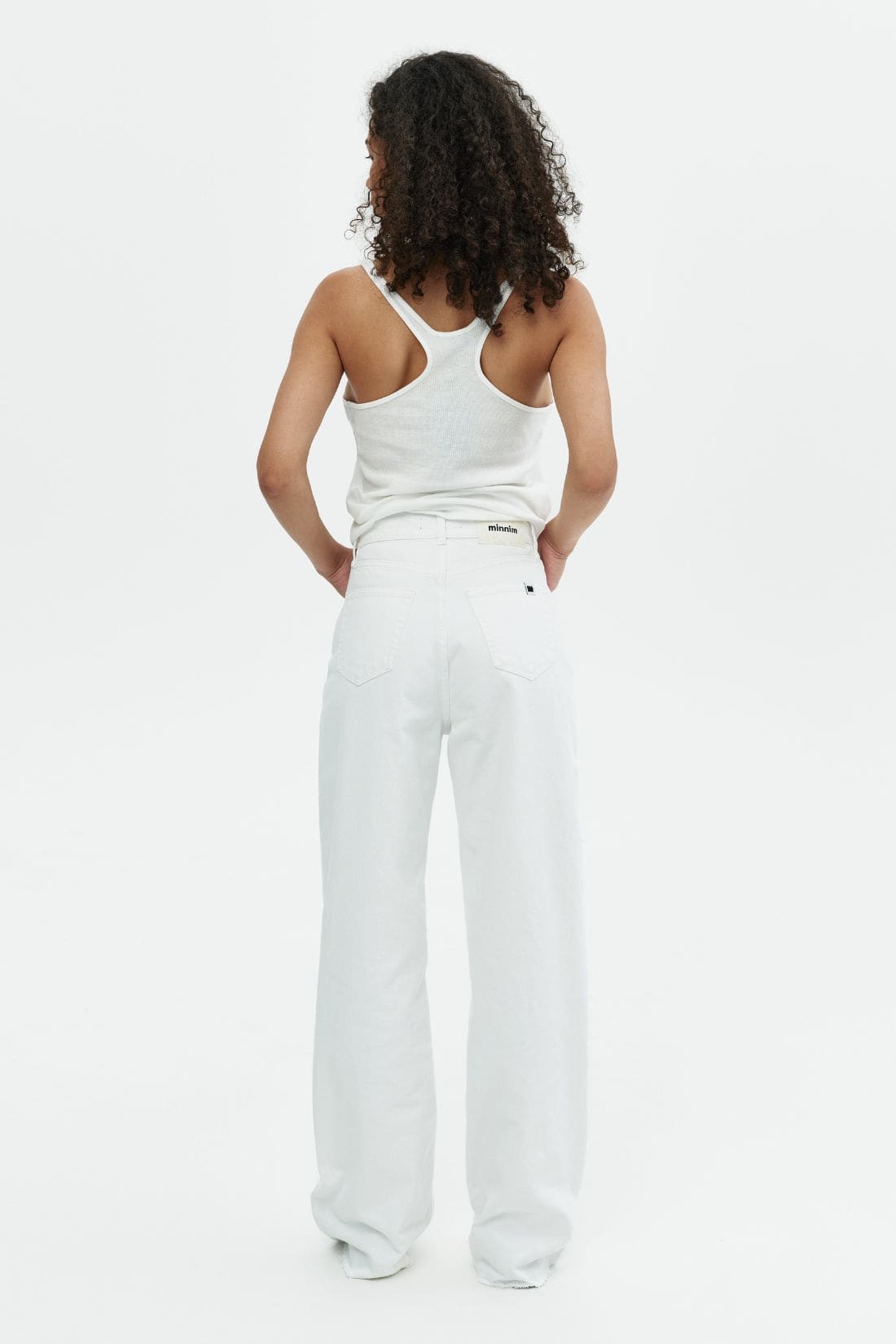 Джинси Palazzo Cropped White