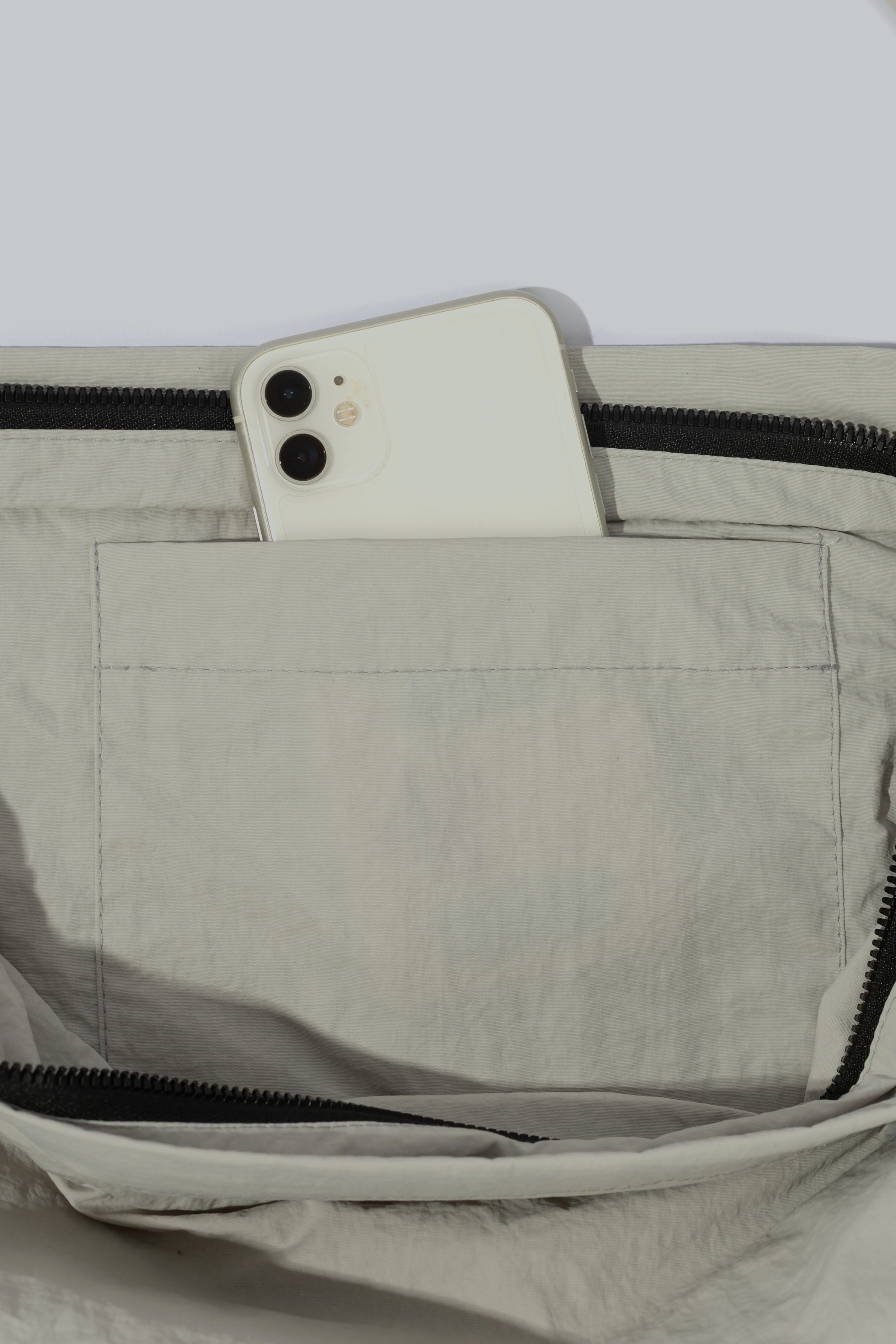 Сумка-шопер CROSSBODY BAG №48 - світло-сірий