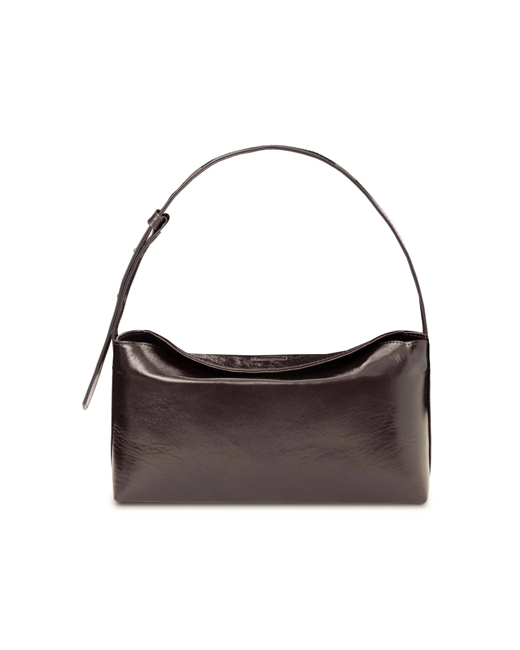 Сумка Grace шоколадна шкіряна