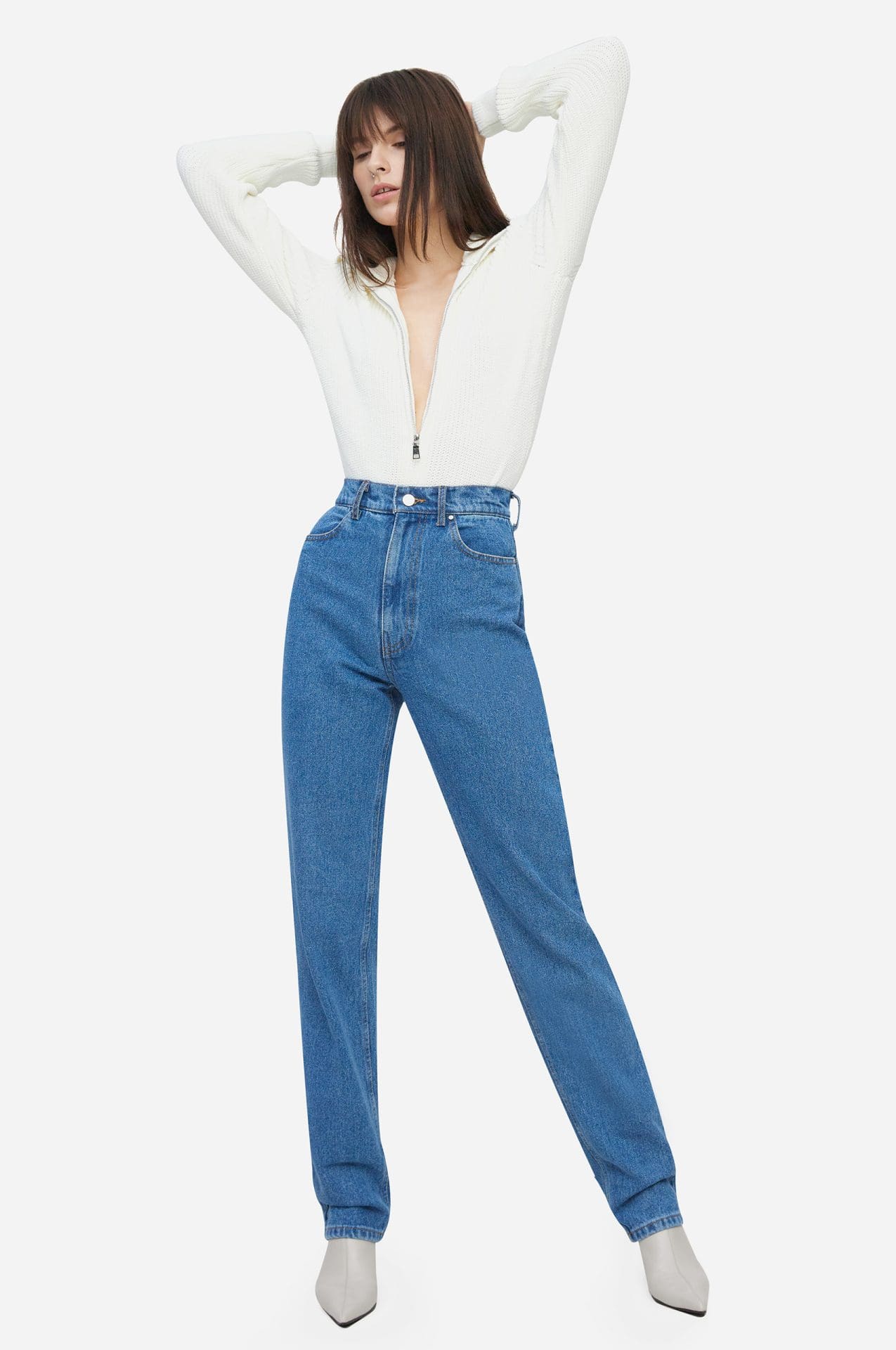 Blue Straight Jeans