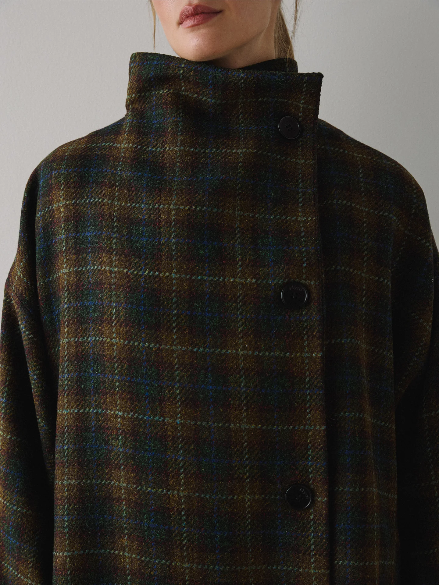 Пальто в клітинку Journey коричневе