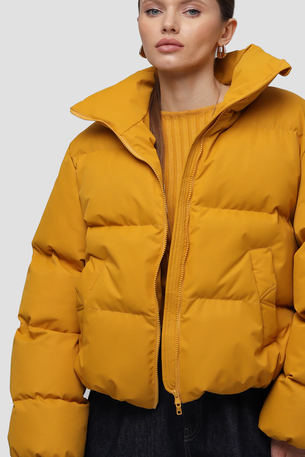 Пуховик короткий MORITZ золотий