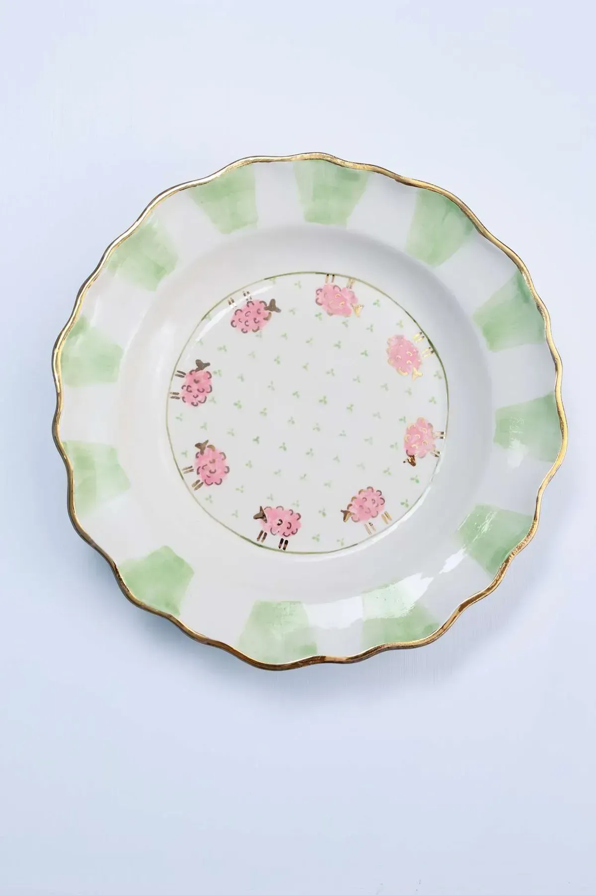 Тарілка "Стефчині вівці" з порцеляни