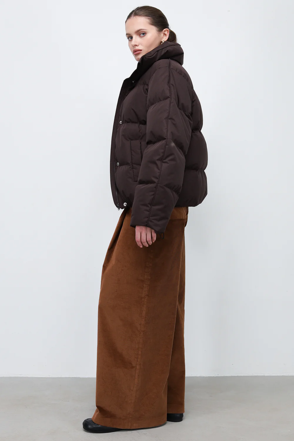 Пуховик VOSS шоколадний