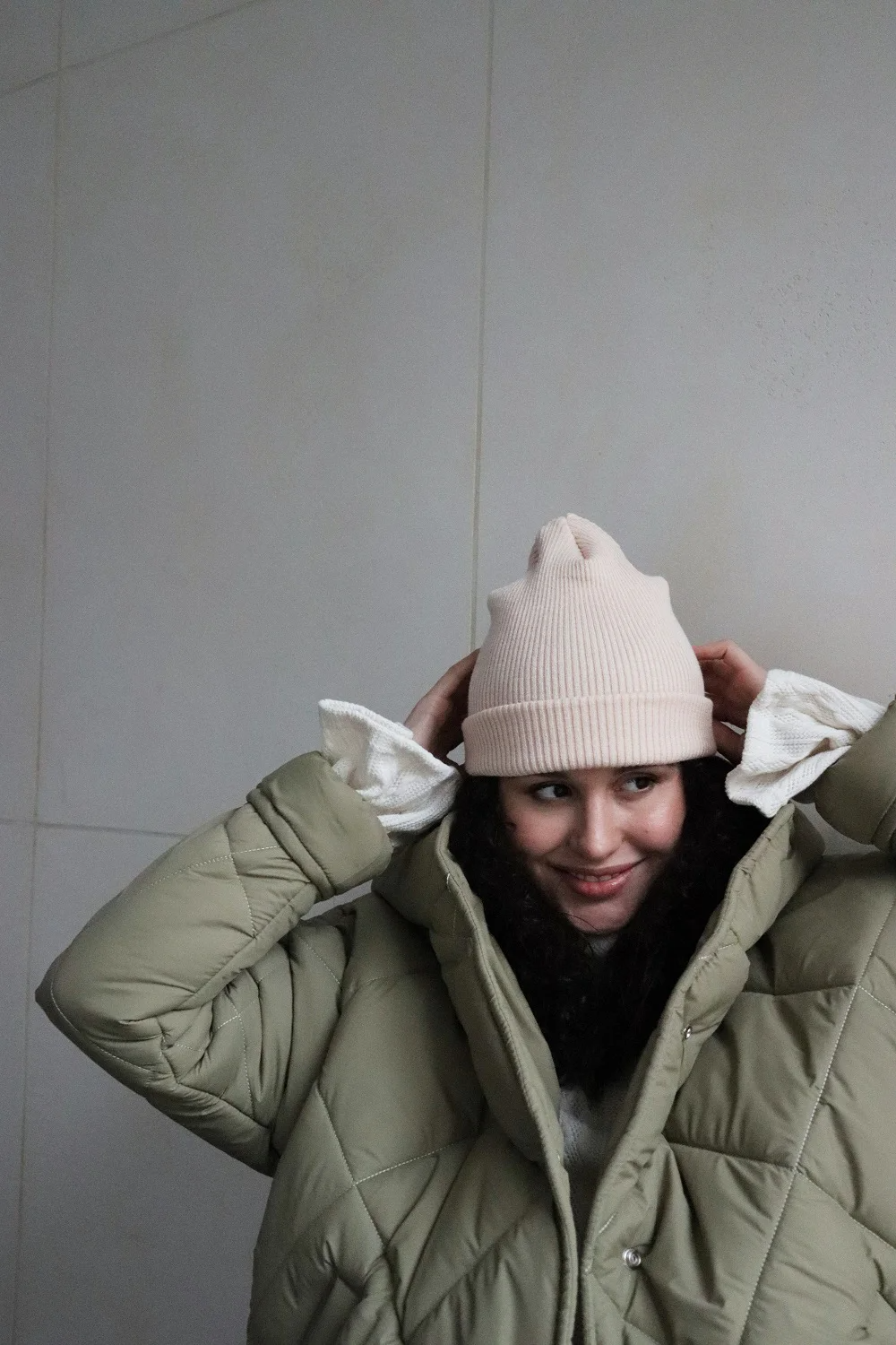 Шапка Skripka ванільна