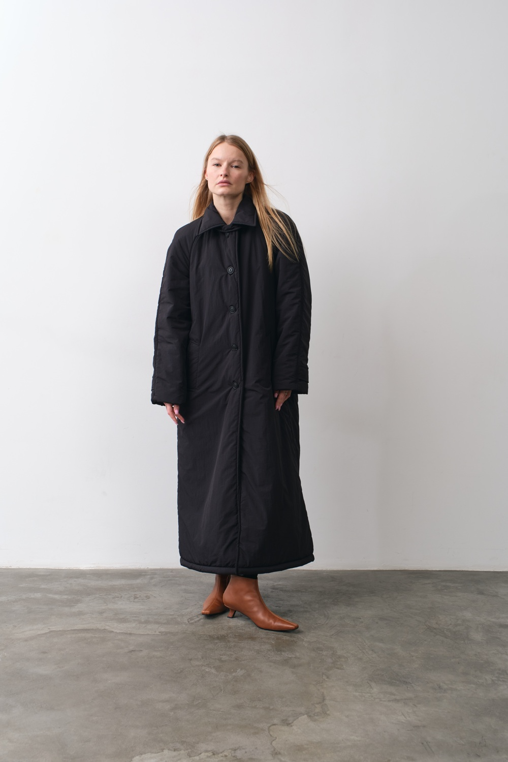 Пальто “Everest” довге чорне