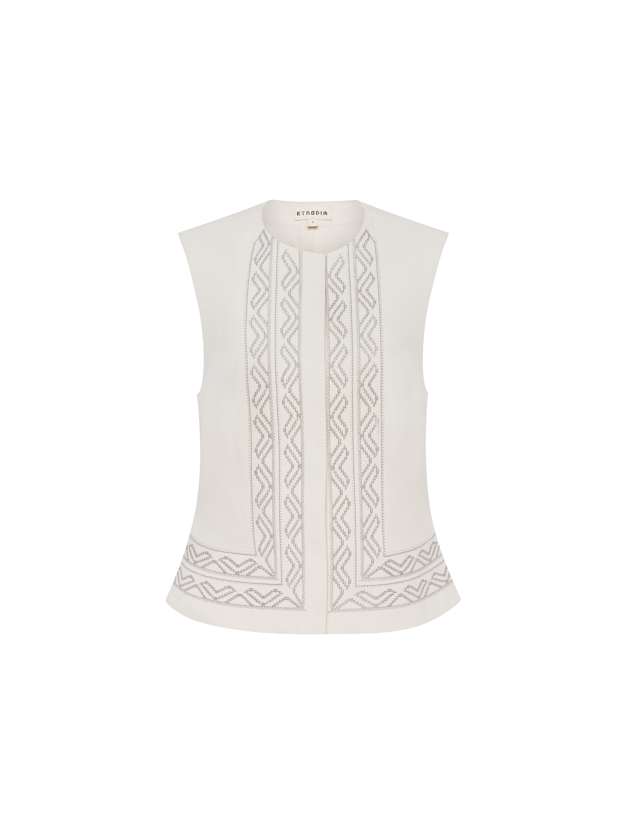 Вишитий жилет із дикого шовку "Гаїна"