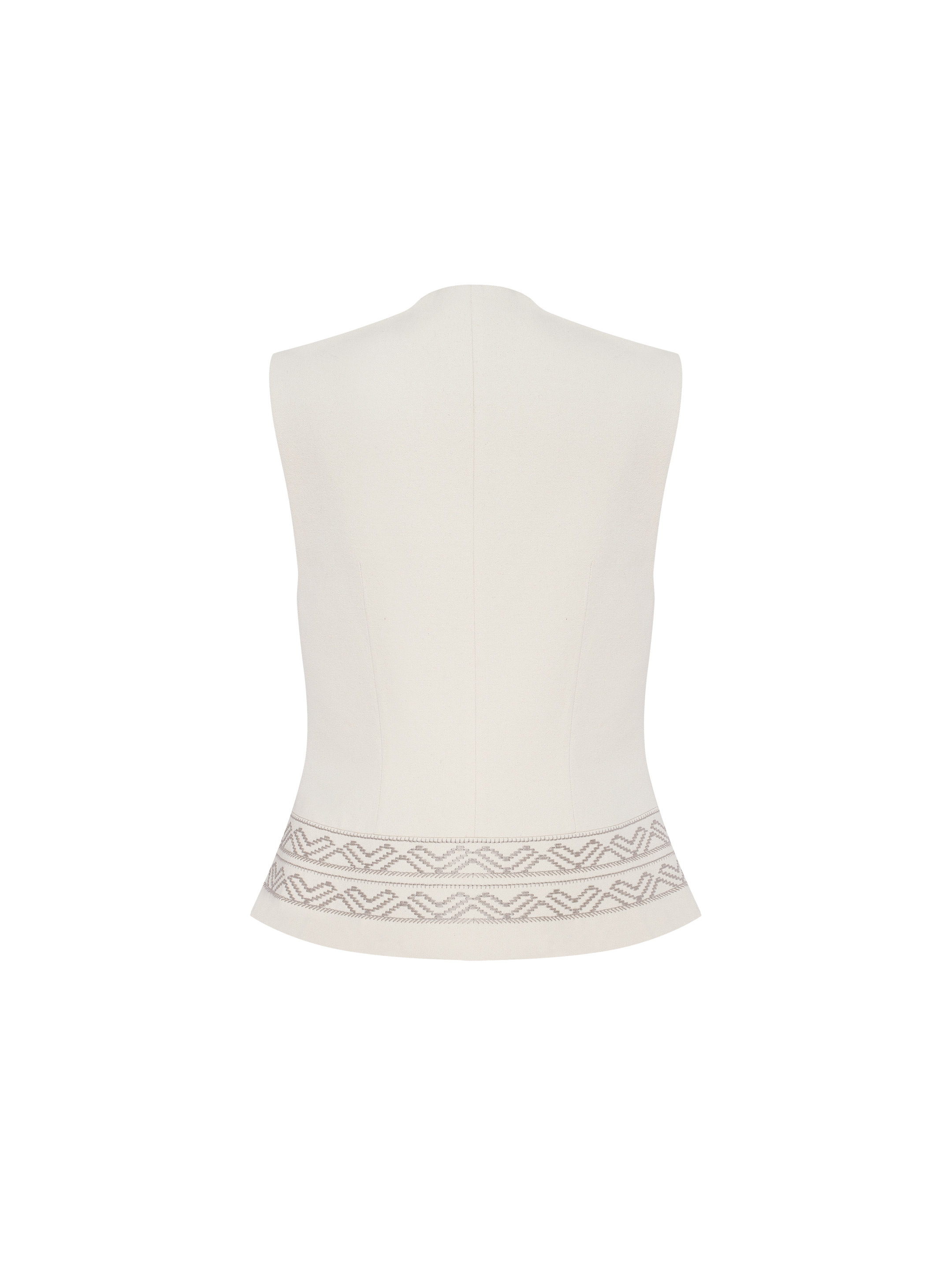 Вишитий жилет із дикого шовку "Гаїна"