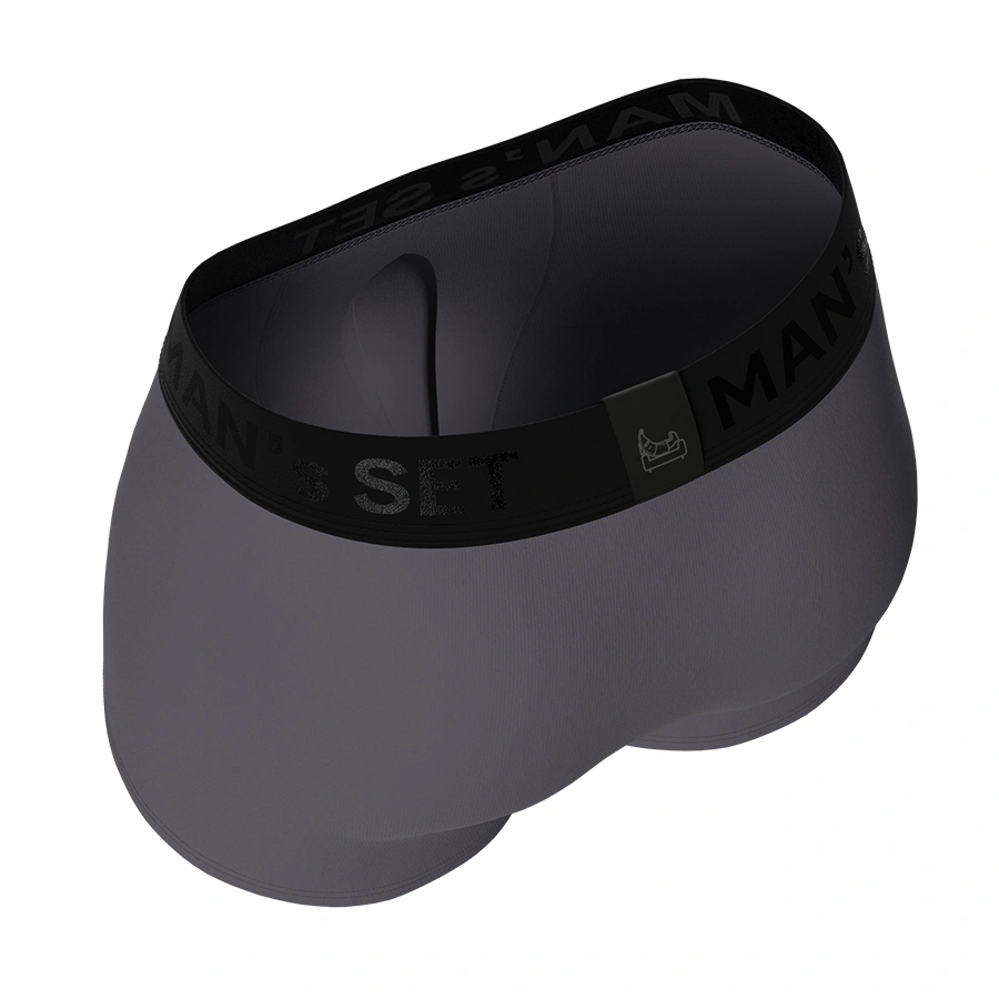 Чоловічі анатомічні боксери з бавовни, Anatomic Classic 2.0, Black Series, графітовий