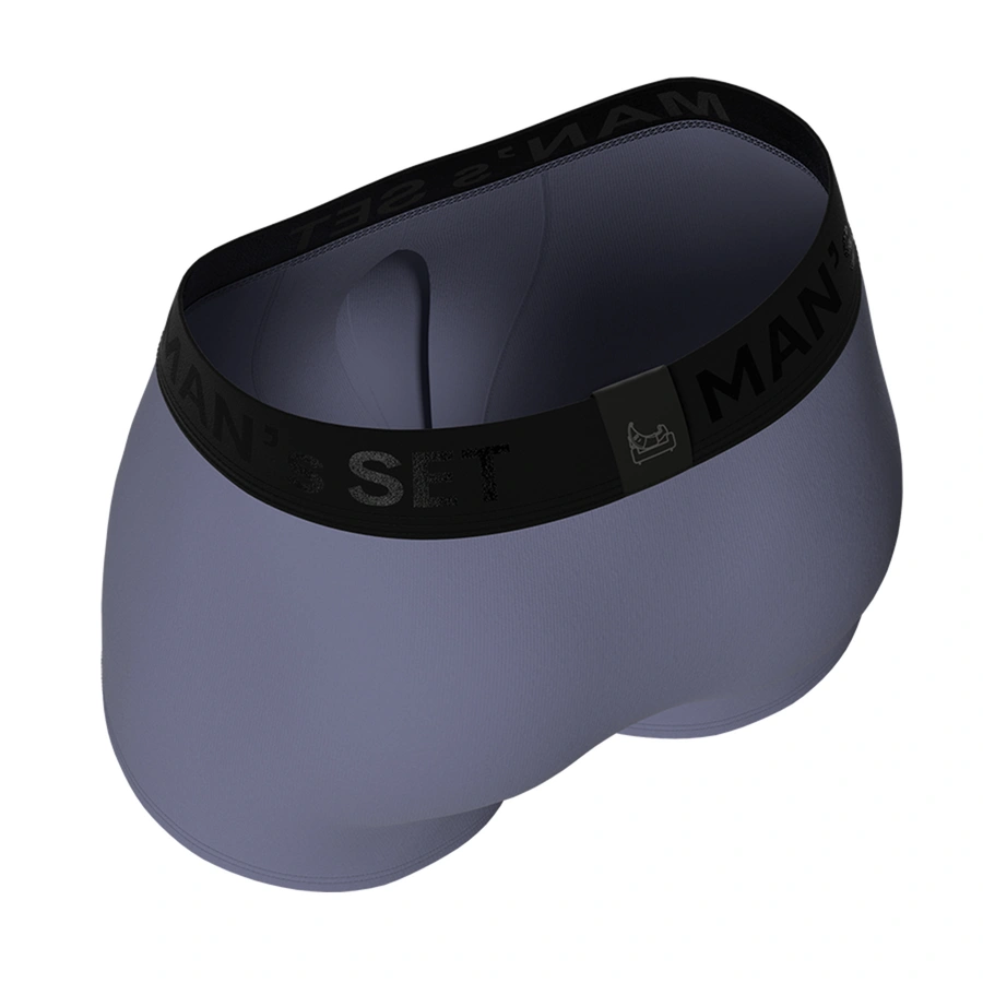 Чоловічі анатомічні боксери з бавовни, Anatomic Classic 2.0, Black Series, сталевий