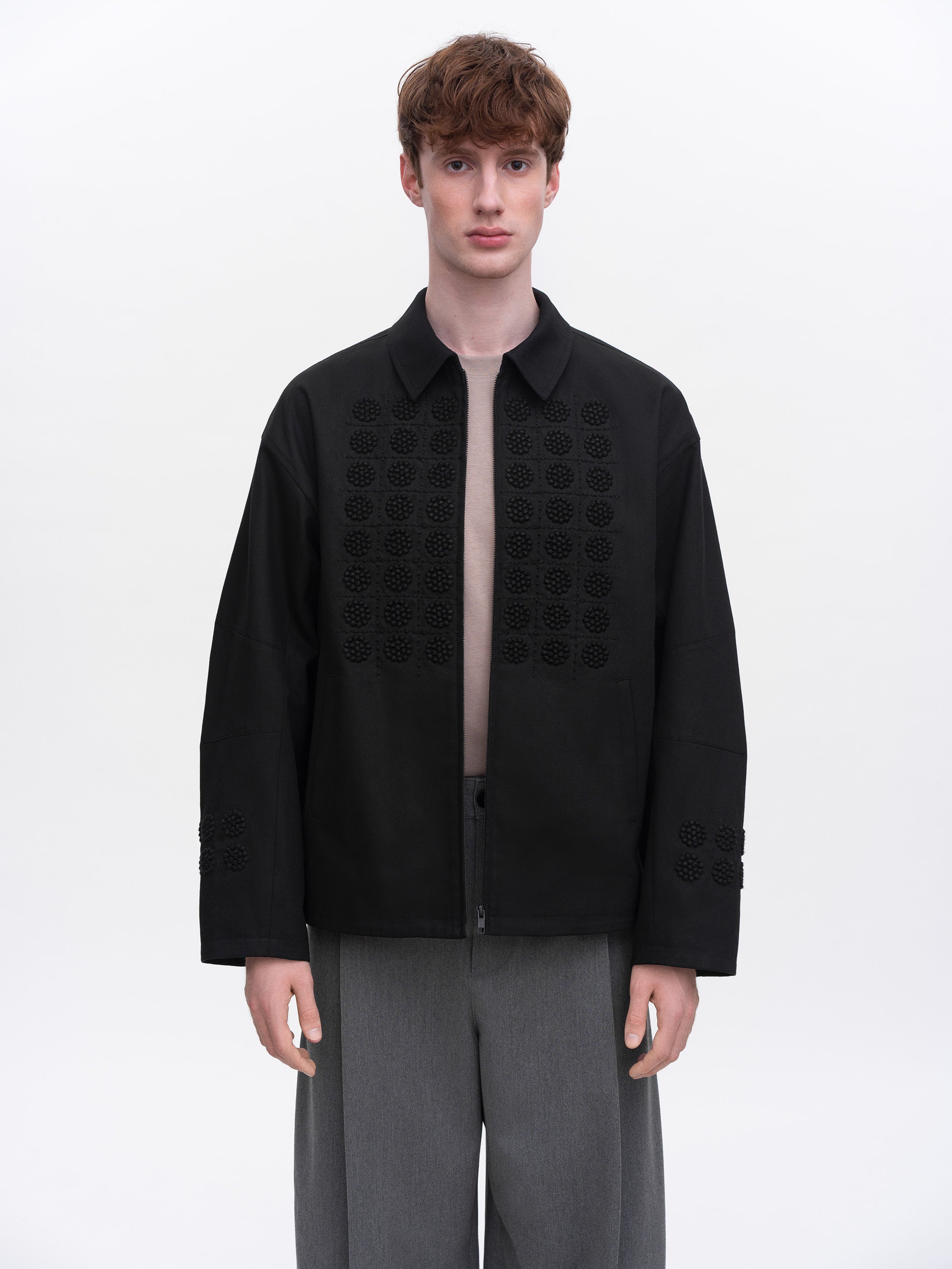 Бавовняна куртка з вишивкою "Гарда"