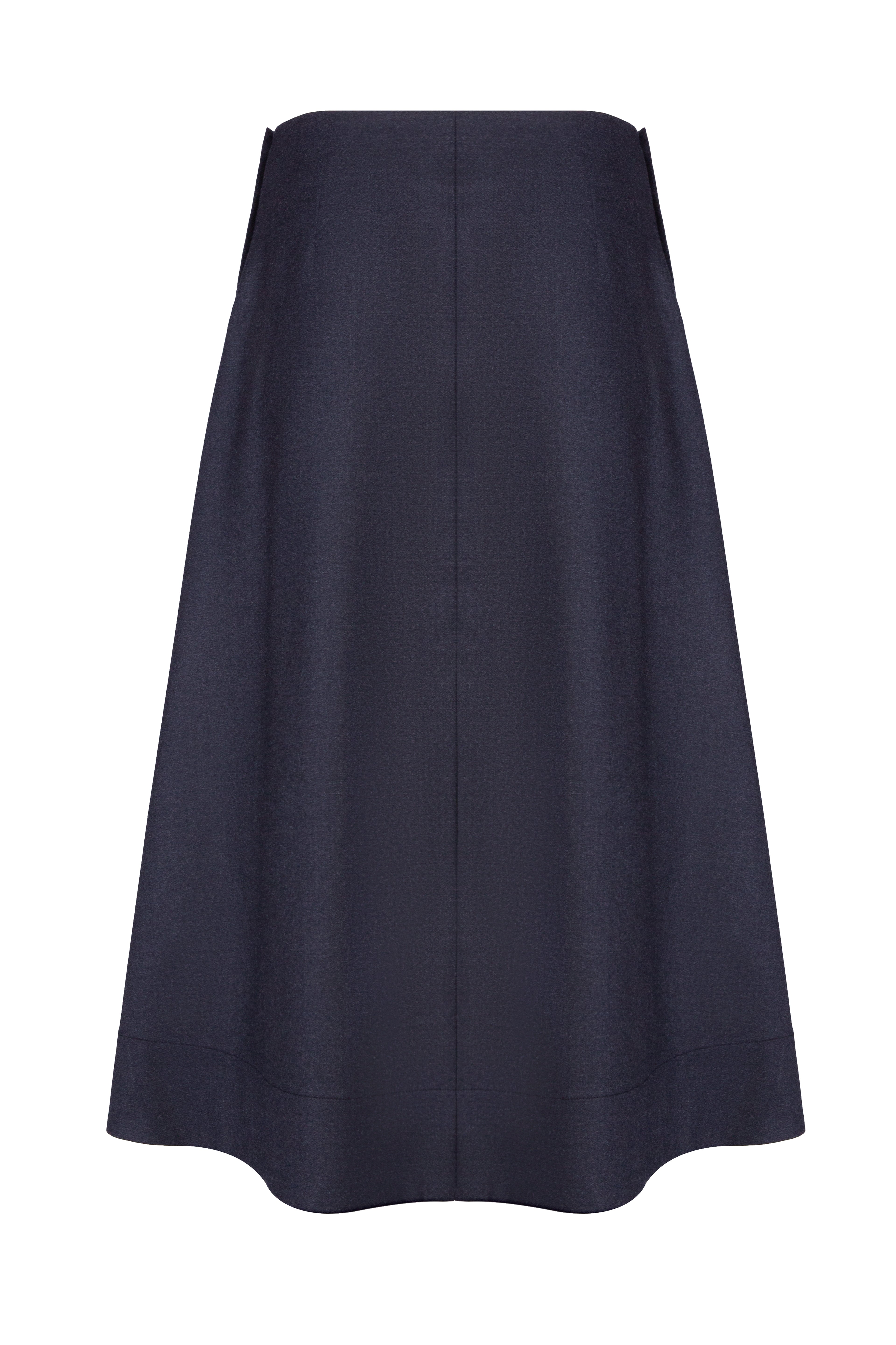 Вишита вовняна спідниця-трапеція "Ноа"