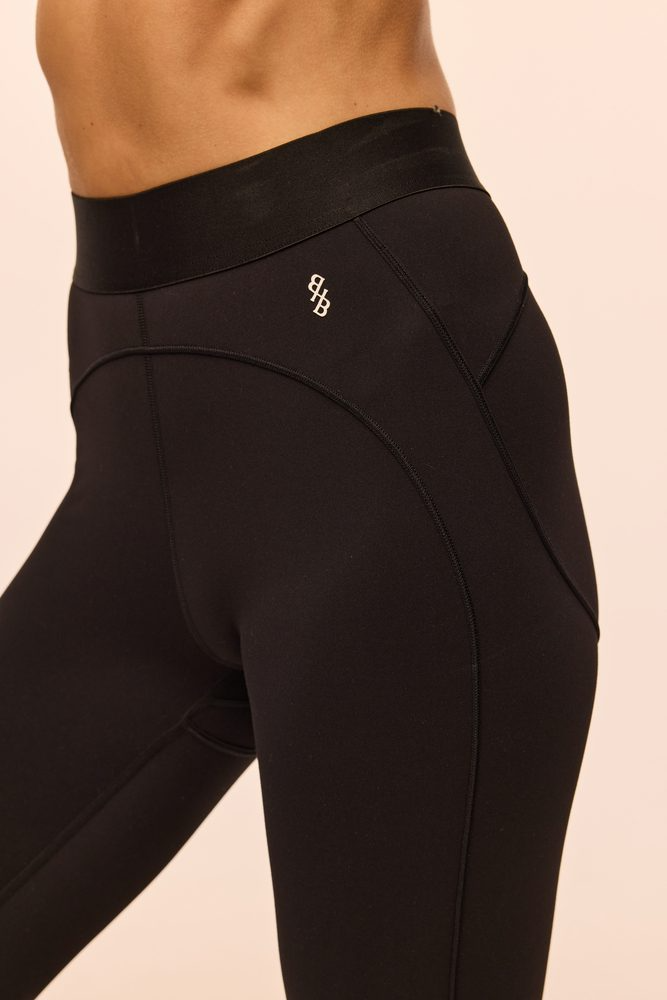 Легінси з декоративними швами Heart чорні