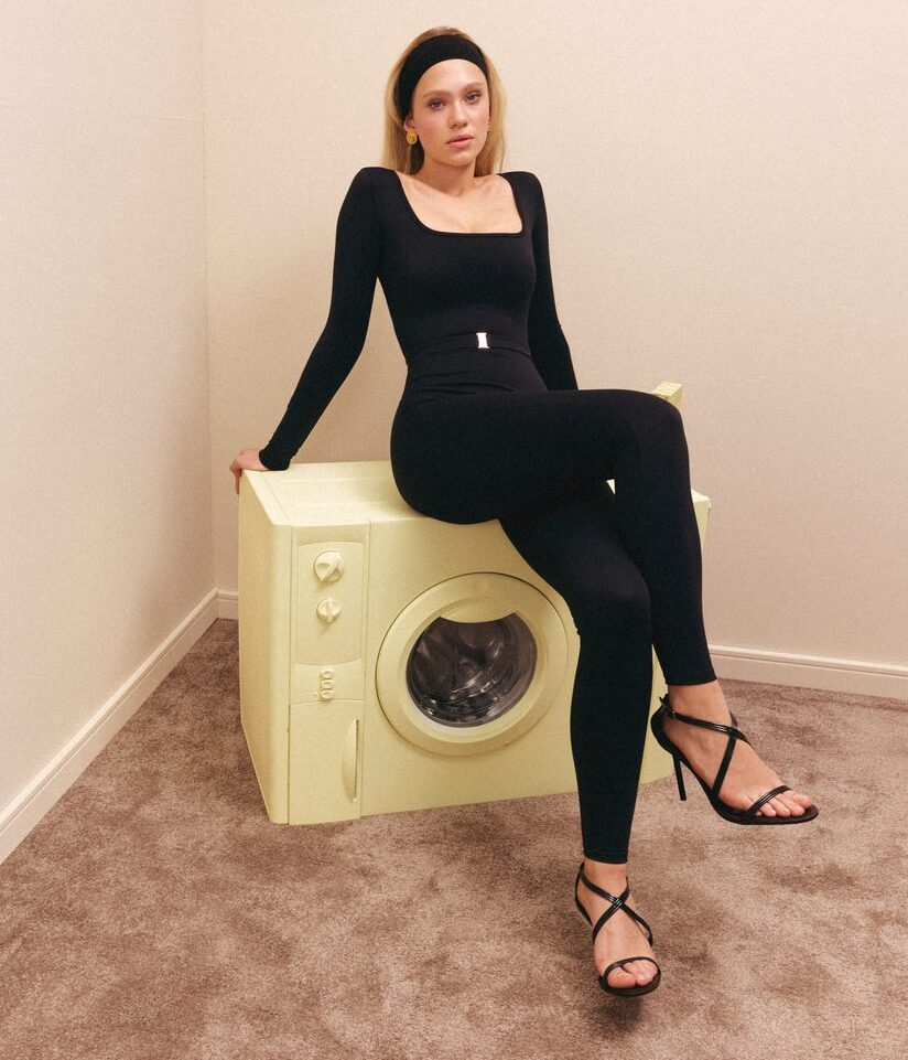 Комбінезон з поясом Ophelia чорний