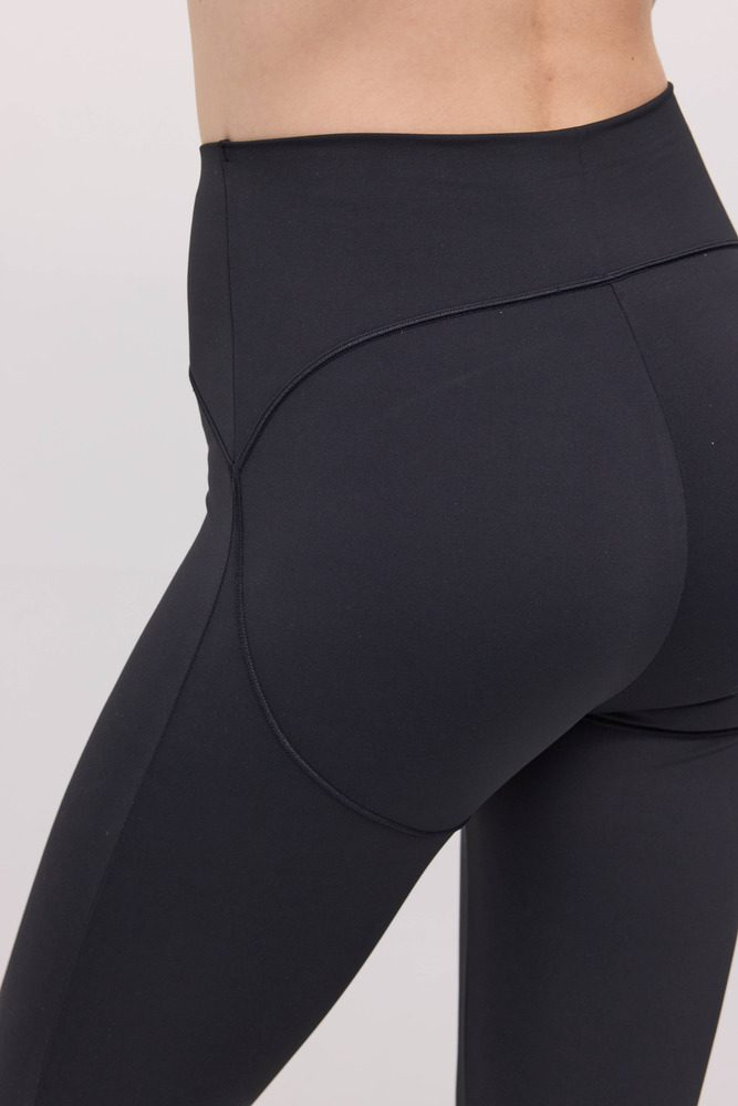 Утеплені легінси зі штрипками Naomi чорні