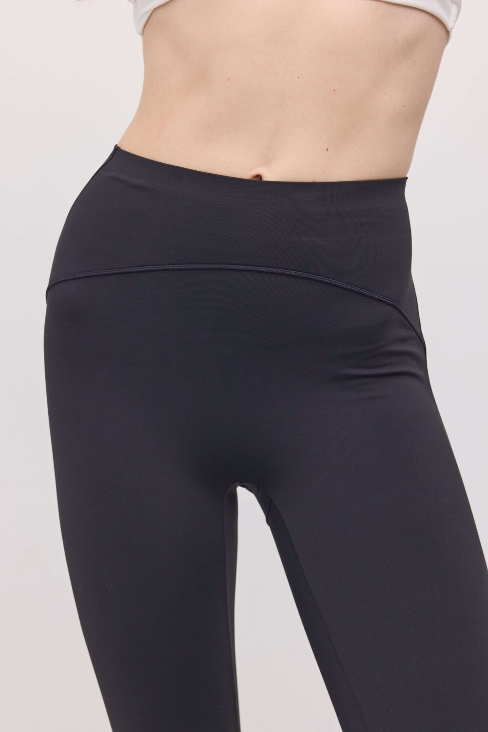 Утеплені легінси зі штрипками Naomi чорні