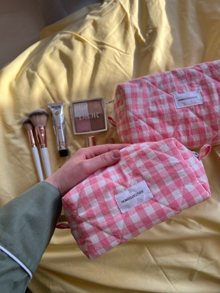 Косметичка pink в рожеву клітинку