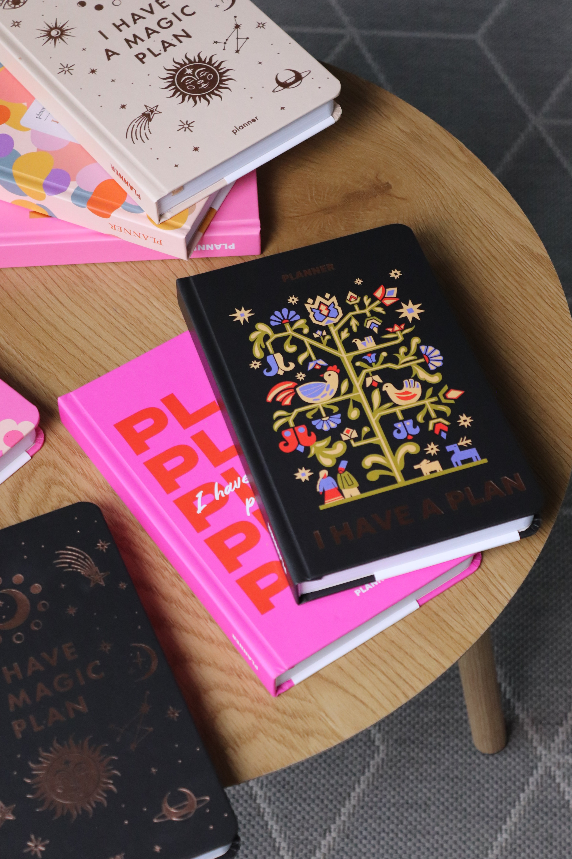 Блокнот для планування "I HAVE NO PLAN AT ALL mini" рожевий