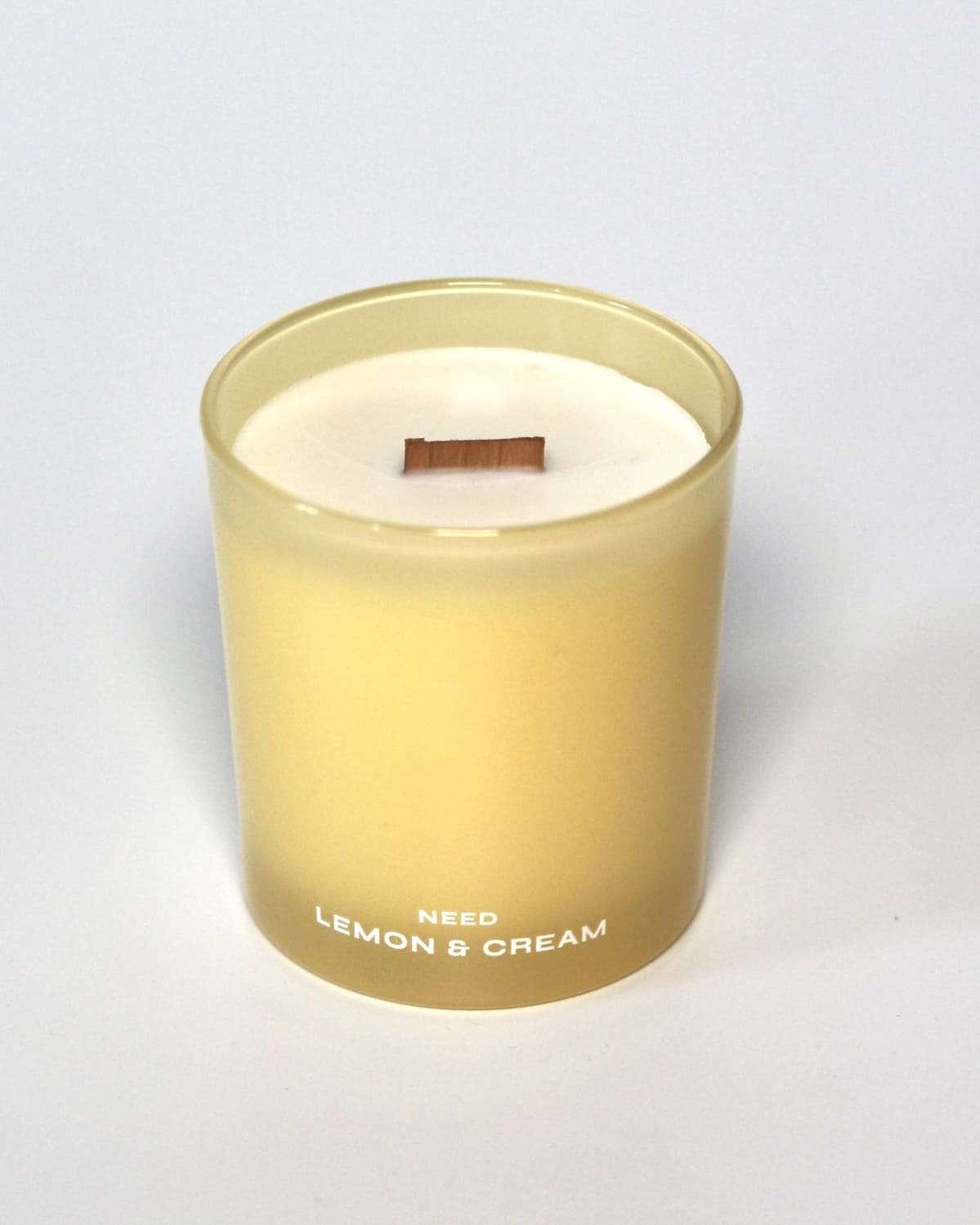 Соєва свічка в склі – Lemon & Cream